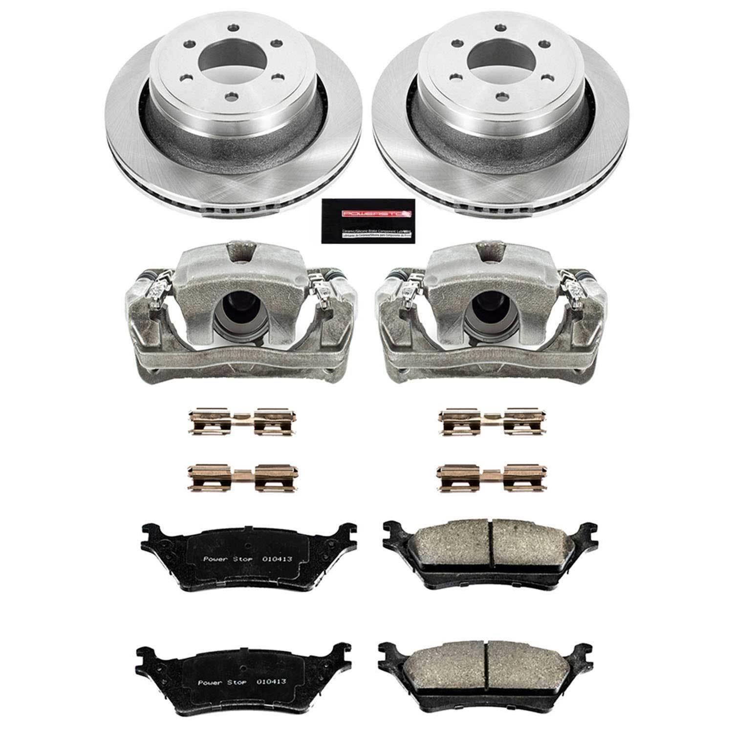 Power Stop 12-18 Ford F-150 Rear Autospecialty Kit w/Cals (1x psbL5396, 1x psbL5397, 2x psbAR85148, 1x psb16-1602) thumbnail 2