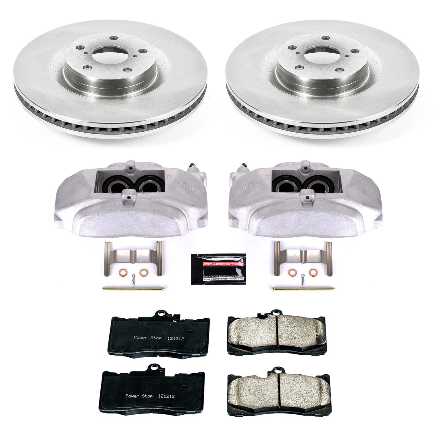 Power Stop 15-21 Lexus RC350 Front Autospecialty Kit w/Cals (2x psbJBR1568, 1x psbL3336, 1x psbL3337, 1x psb16-1586) thumbnail 2