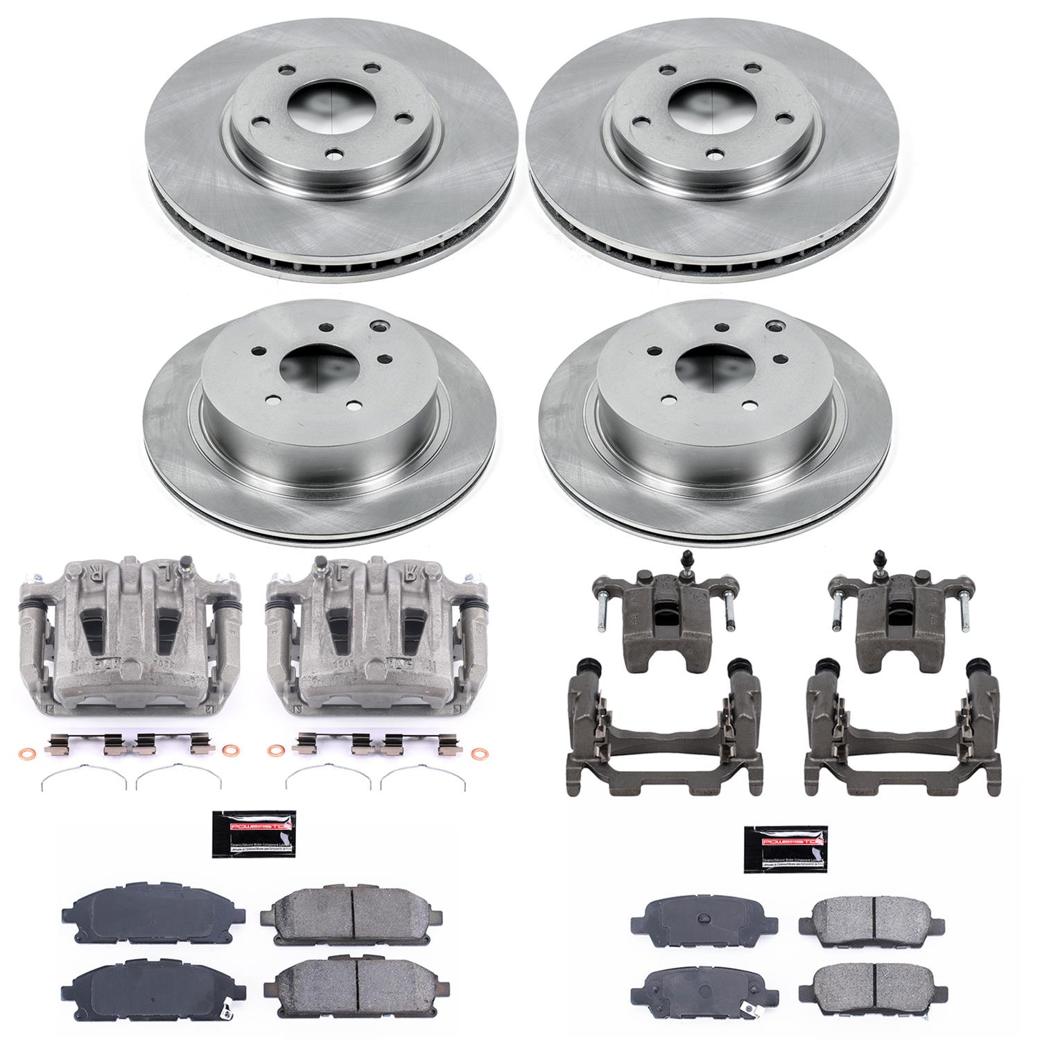 Power Stop 11-17 Nissan Quest Front & Rear Autospecialty Brake Kit w/Calipers (1x psbKCOE2427A, 1x psbKCOE6360) thumbnail 2