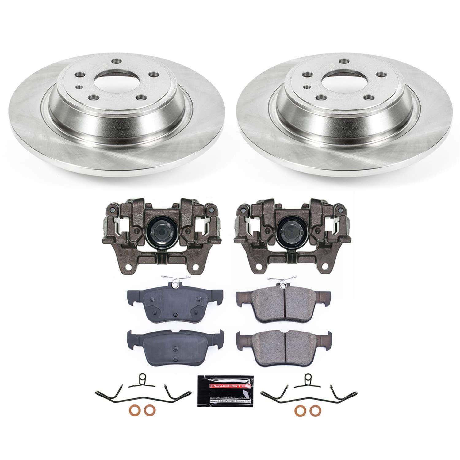 Power Stop 13-14 Lincoln MKZ Rear Autospecialty Kit w/Calipers (1x psbKOE6559, 1x psbL15140, 1x psbL15141) thumbnail 2