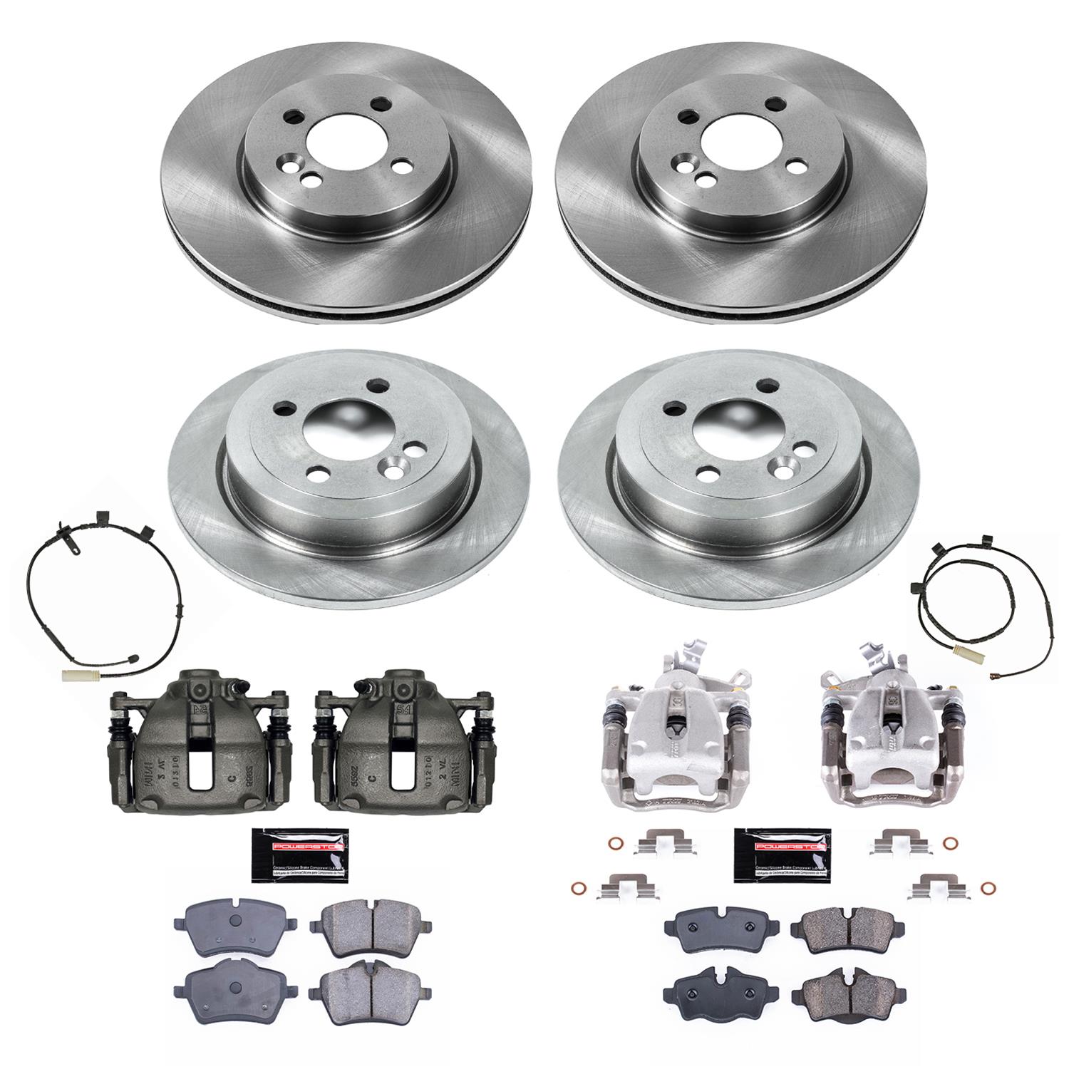 Power Stop 12-15 Mini Cooper Front & Rear Autospecialty Kit (1x psbKCOE6741, 1x psbKCOE6331) thumbnail 7