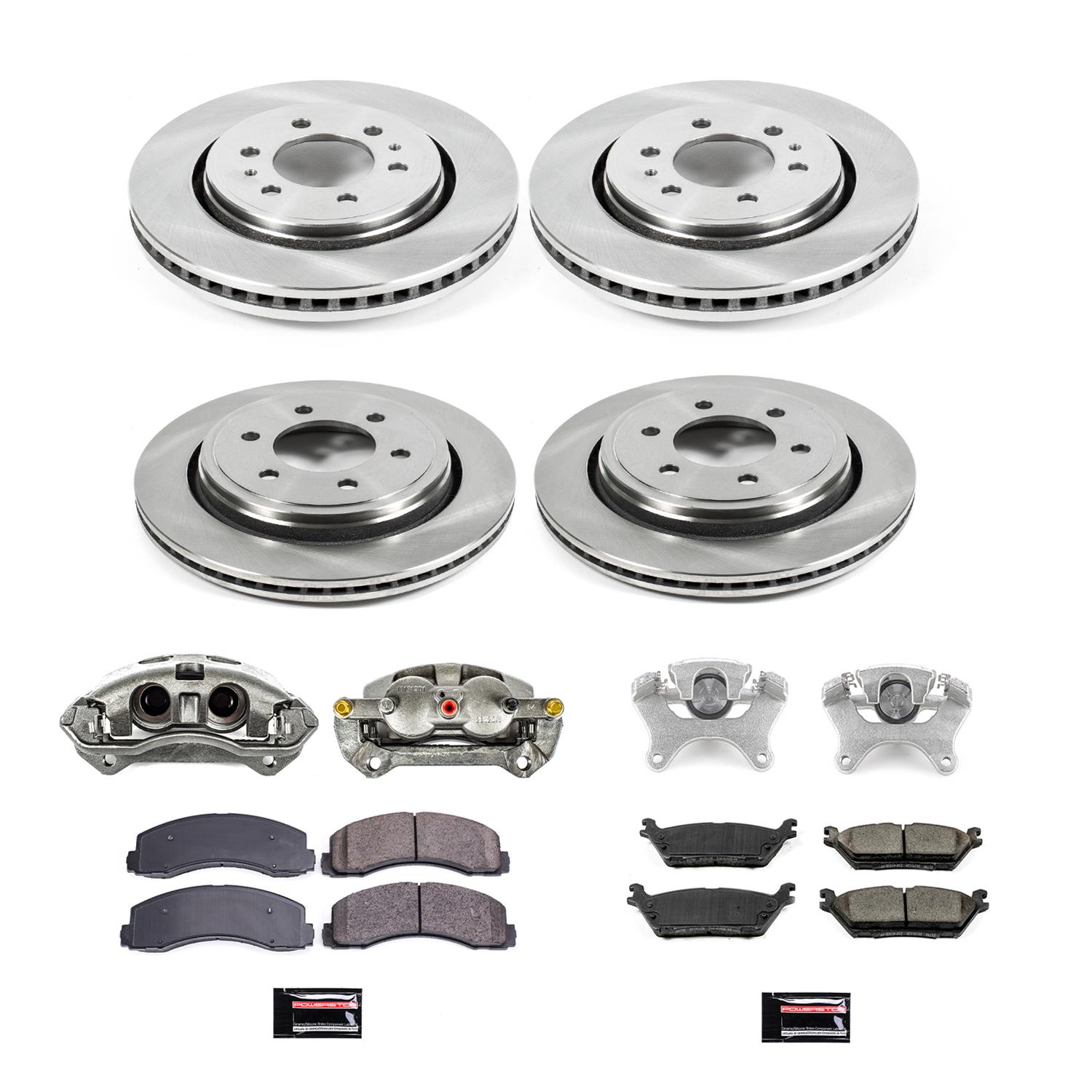 Power Stop 15-17 Ford F-150 Front & Rear Autospecialty Kit w/Cals (Bundled Kit) thumbnail 2