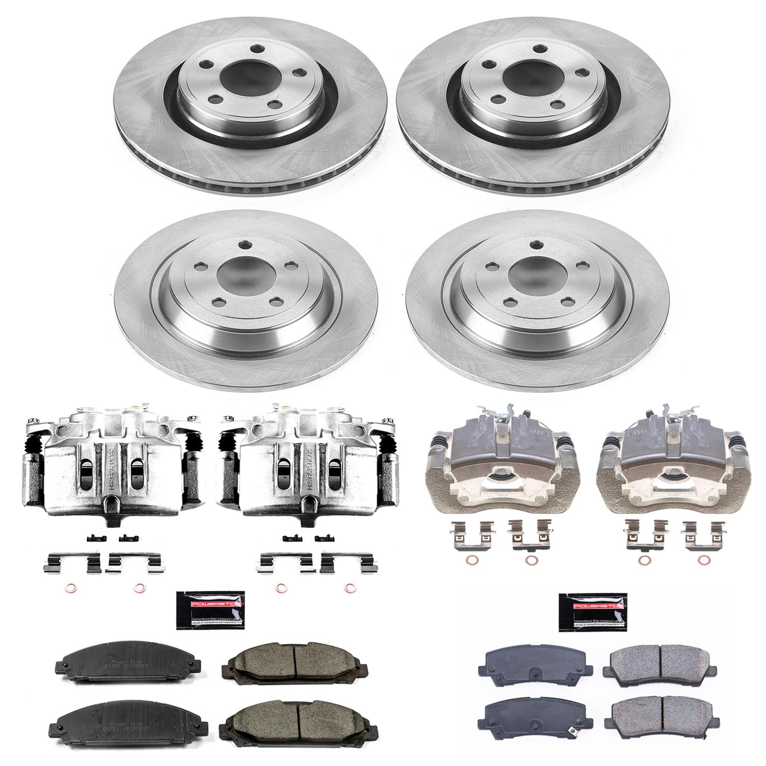 Power Stop 15-19 Ford Mustang Front & Rear Autospecialty Kit w/Cals (Bundled Kit) thumbnail 2