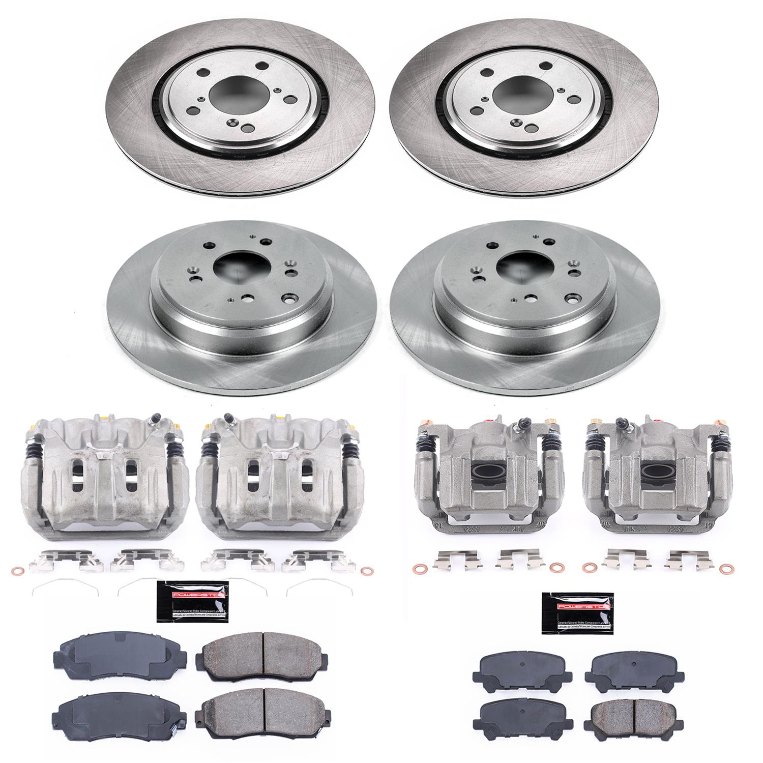 Power Stop 15-17 Honda Odyssey Front & Rear Autospecialty Kit w/Cals (Bundled Kit) thumbnail 2