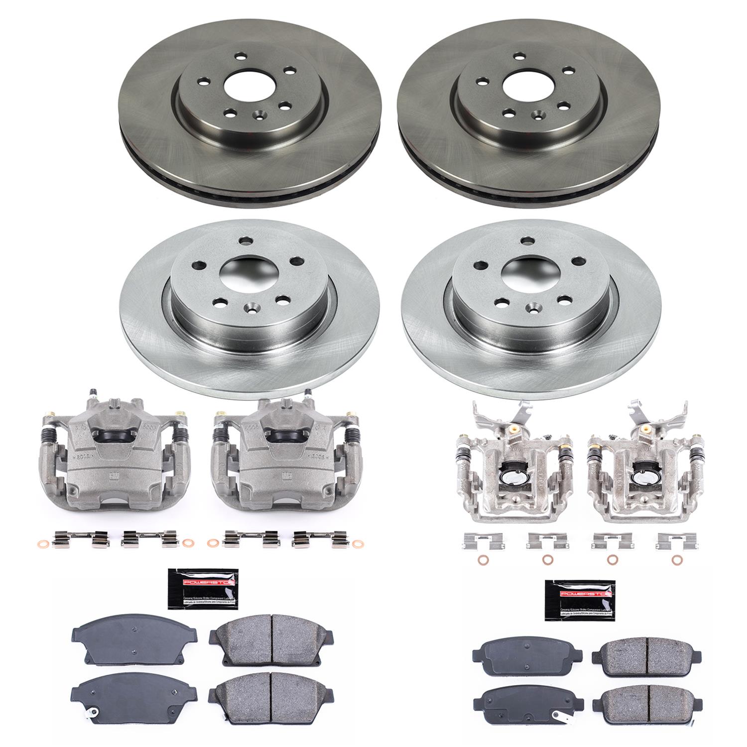 Power Stop 15-16 Chevrolet Trax Front & Rear Autospecialty Brake Kit w/Calipers (1x psbKCOE6996, 1x psbKCOE5544A) thumbnail 2