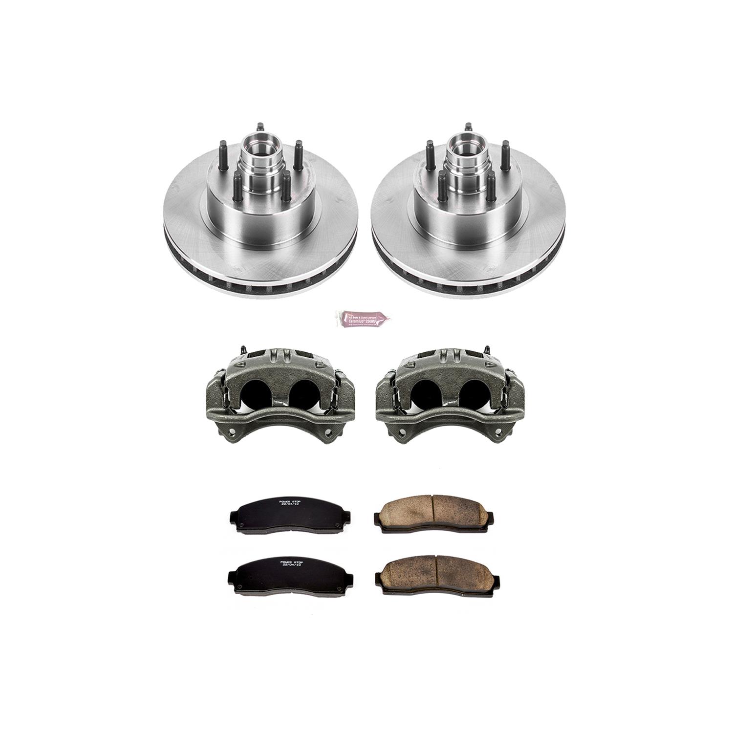 Power Stop 10-11 Ford Ranger Front Autospecialty Kit w/Cals (2x psbAR85172, 1x psbL4758, 1x psbL4759, 1x psb16-833) thumbnail 2