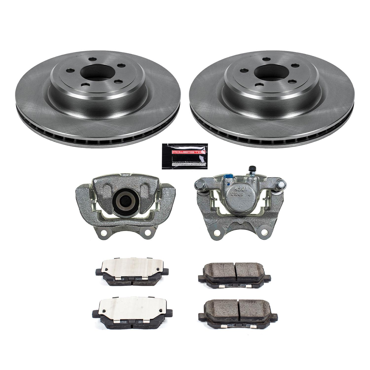 Power Stop 15-21 Dodge Charger Rear Autospecialty Kit w/Cals (1x psbKOE7052, 1x psbL15130, 1x psbL15131) thumbnail 2