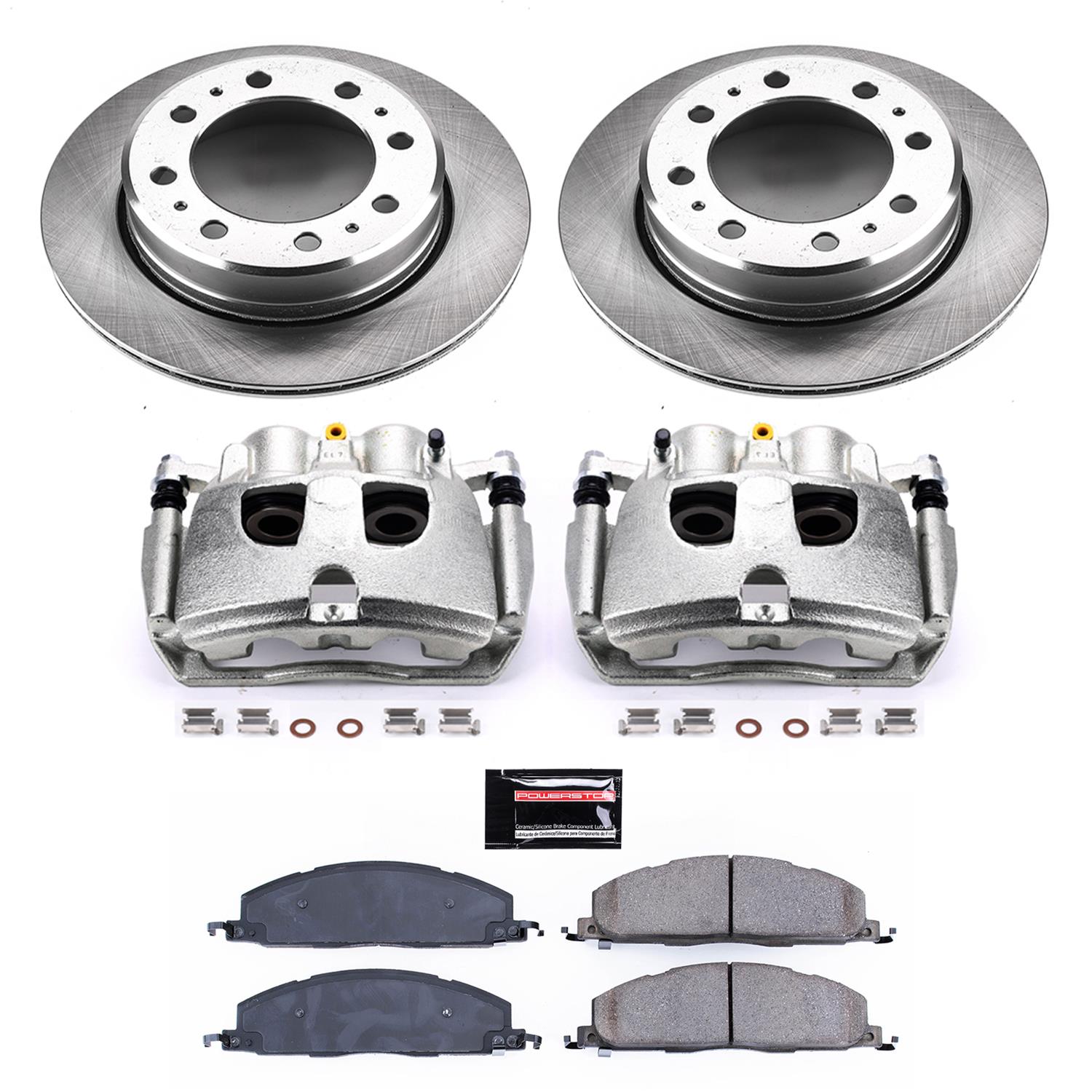 Power Stop 13-18 Ram 3500 Rear Autospecialty Kit w/Cals (2x psbAR83067, 1x psbL5174, 1x psbL5175, 1x psb16-1400) thumbnail 2