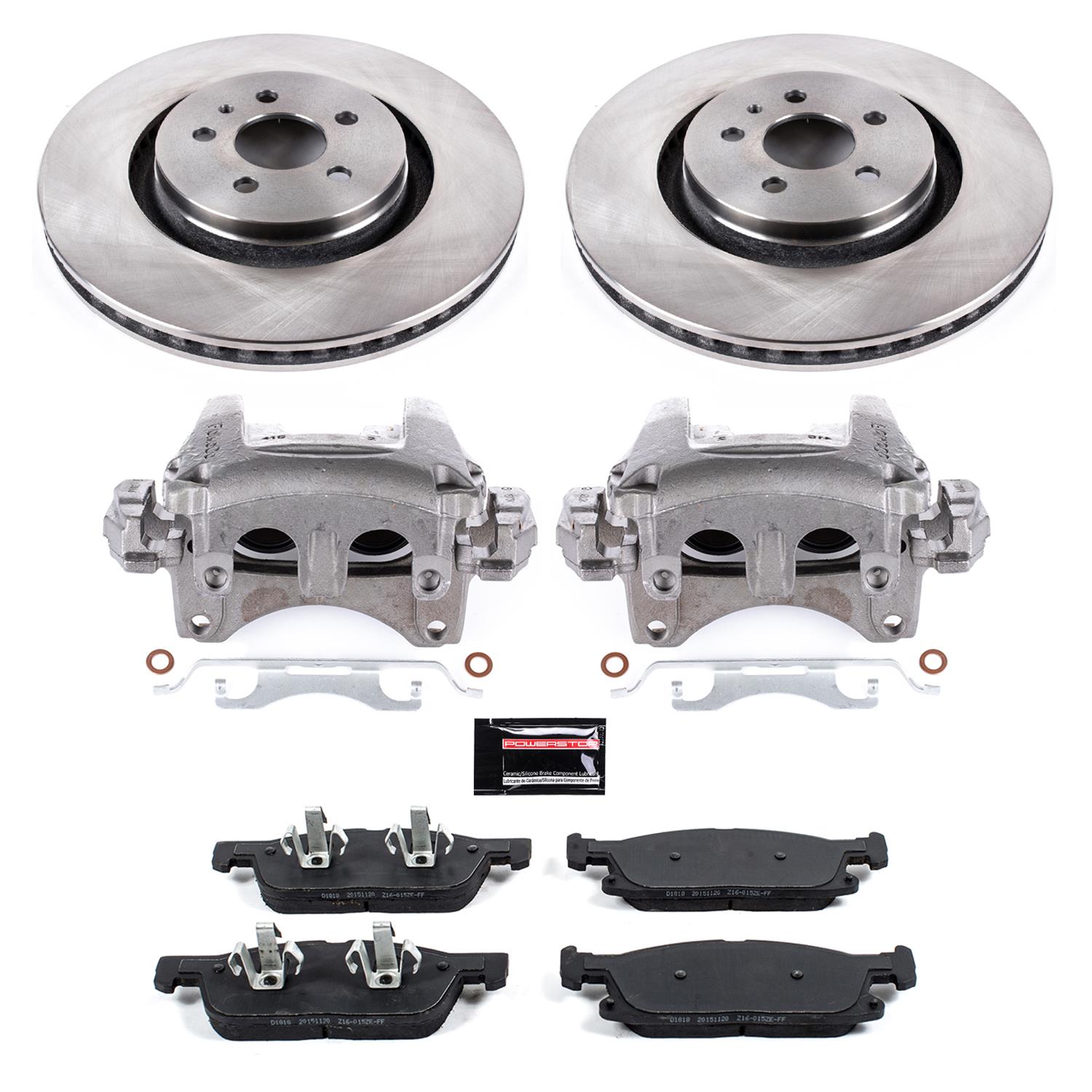Power Stop 19-21 Lincoln Nautilus Front Autospecialty Kit w/Cals (2x psbAR85173, 1x psbL5502, 1x psbL5503, 1x psb16-1818) thumbnail 2