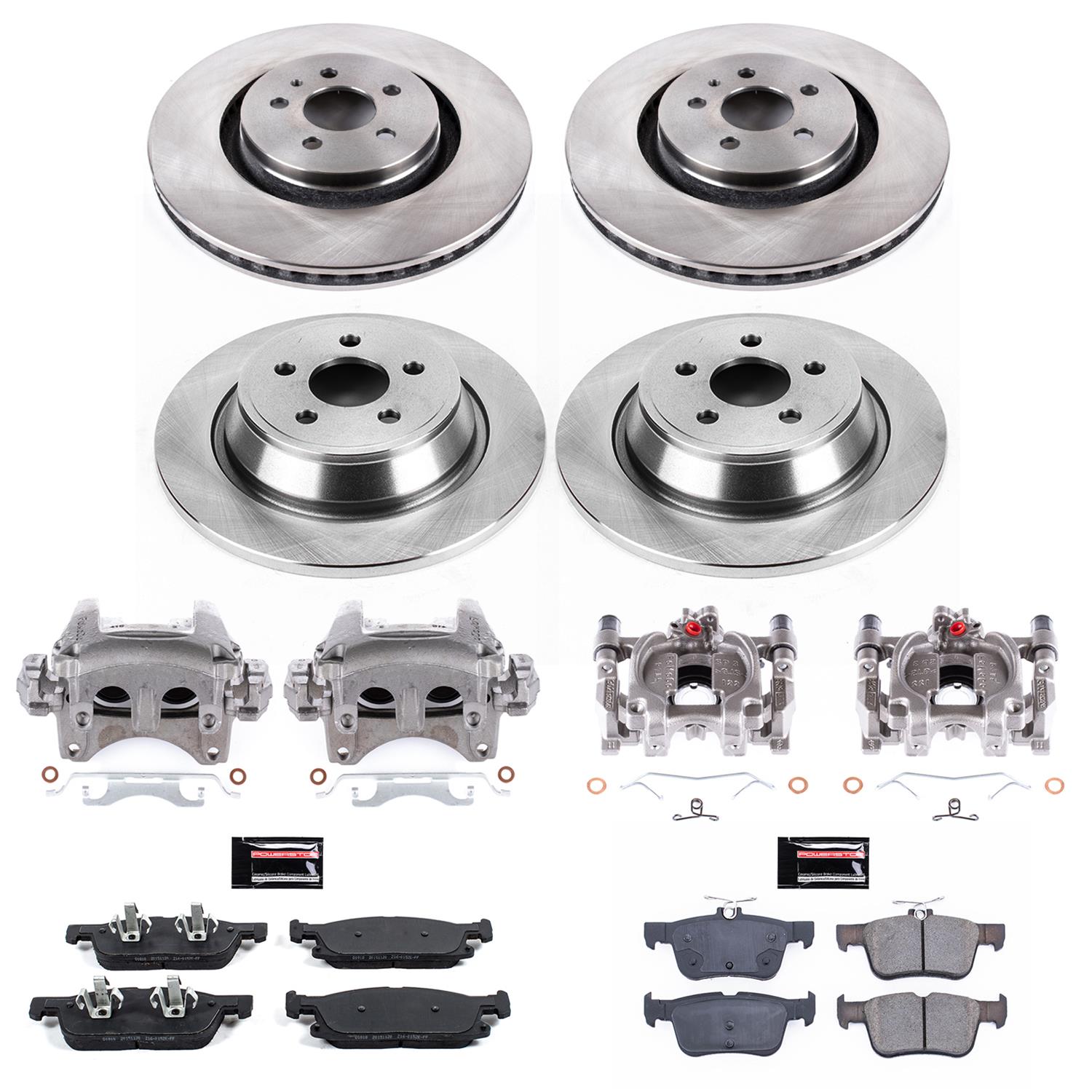 Power Stop 16-18 Lincoln MKX Front and Rear Autospecialty Kit w/Cals (Bundled Kit) thumbnail 7