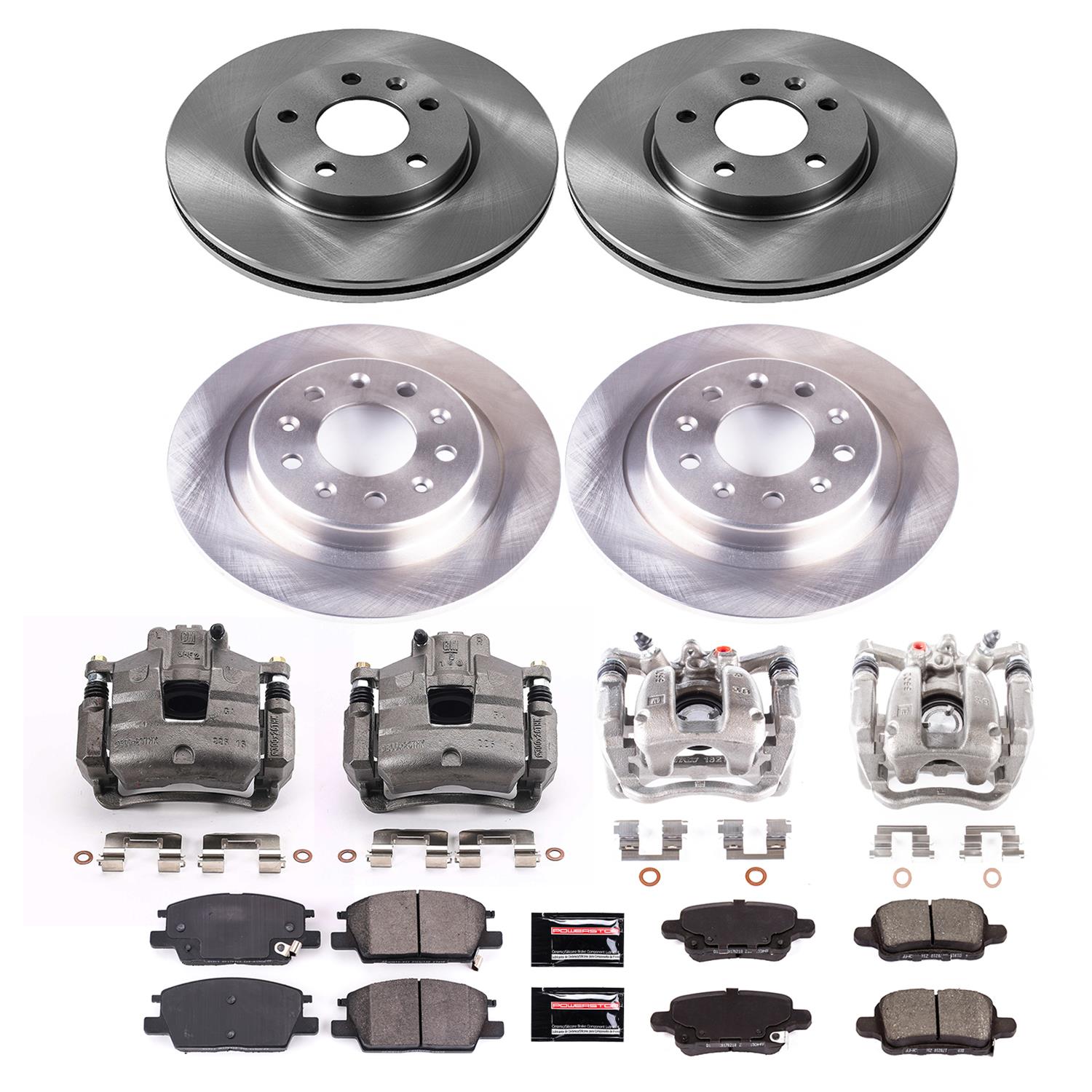 Power Stop 18-20 Chevrolet Equinox Front & Rear Autospecialty Brake Kit w/Calipers (1x psbKCOE7400, 1x psbKCOE7721) thumbnail 7