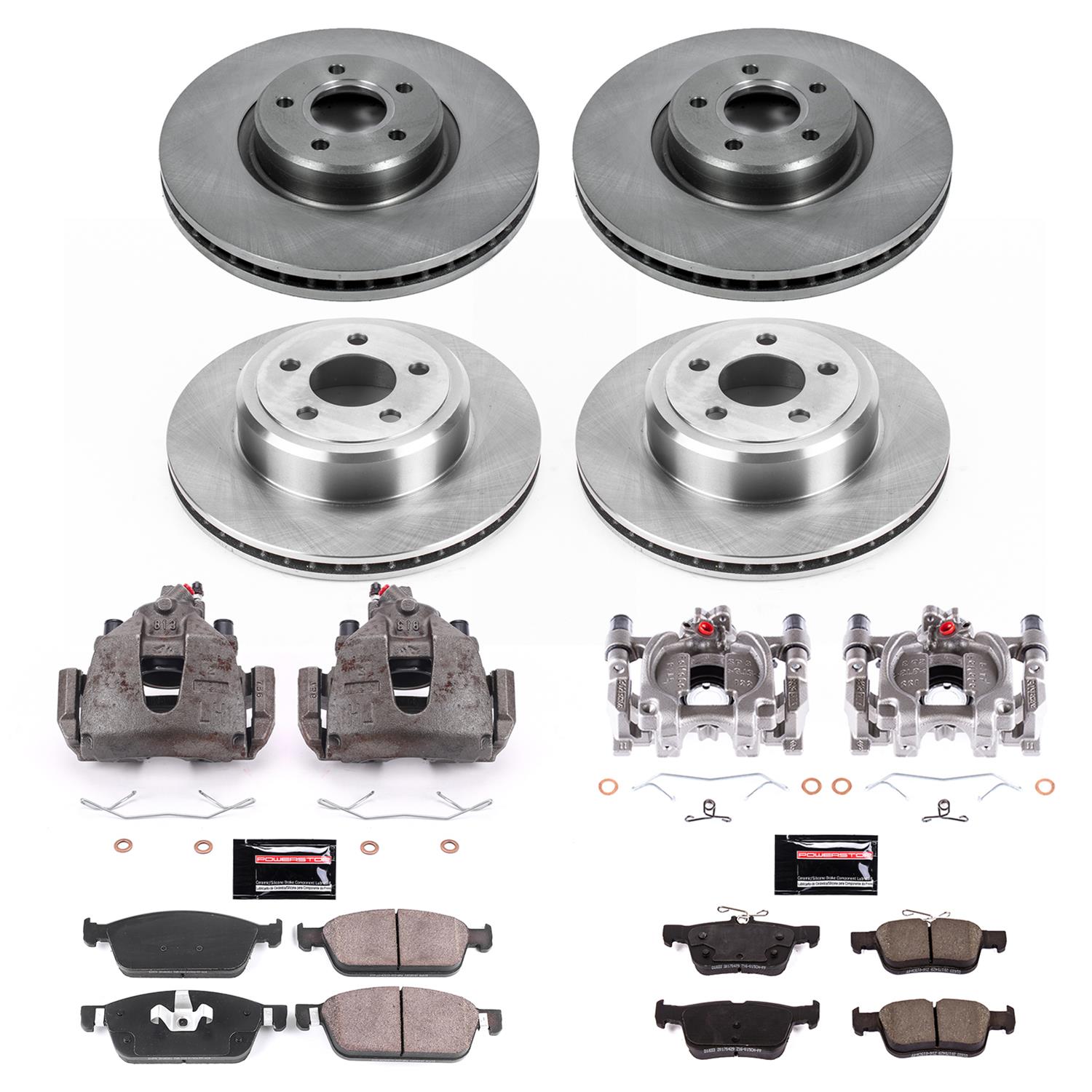 Power Stop 17-20 Ford Escape Front and Rear Autospecialty Kit w/Calipers (Bundled Kit) thumbnail 2