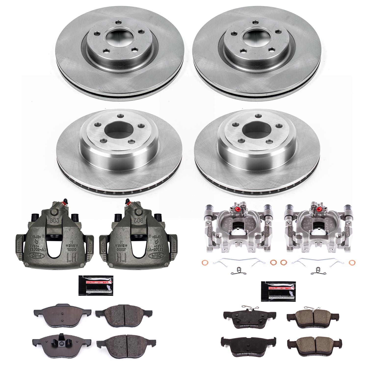 Power Stop 17-19 Ford Escape Front and Rear Autospecialty Kit w/Cals (Bundled Kit) thumbnail 9