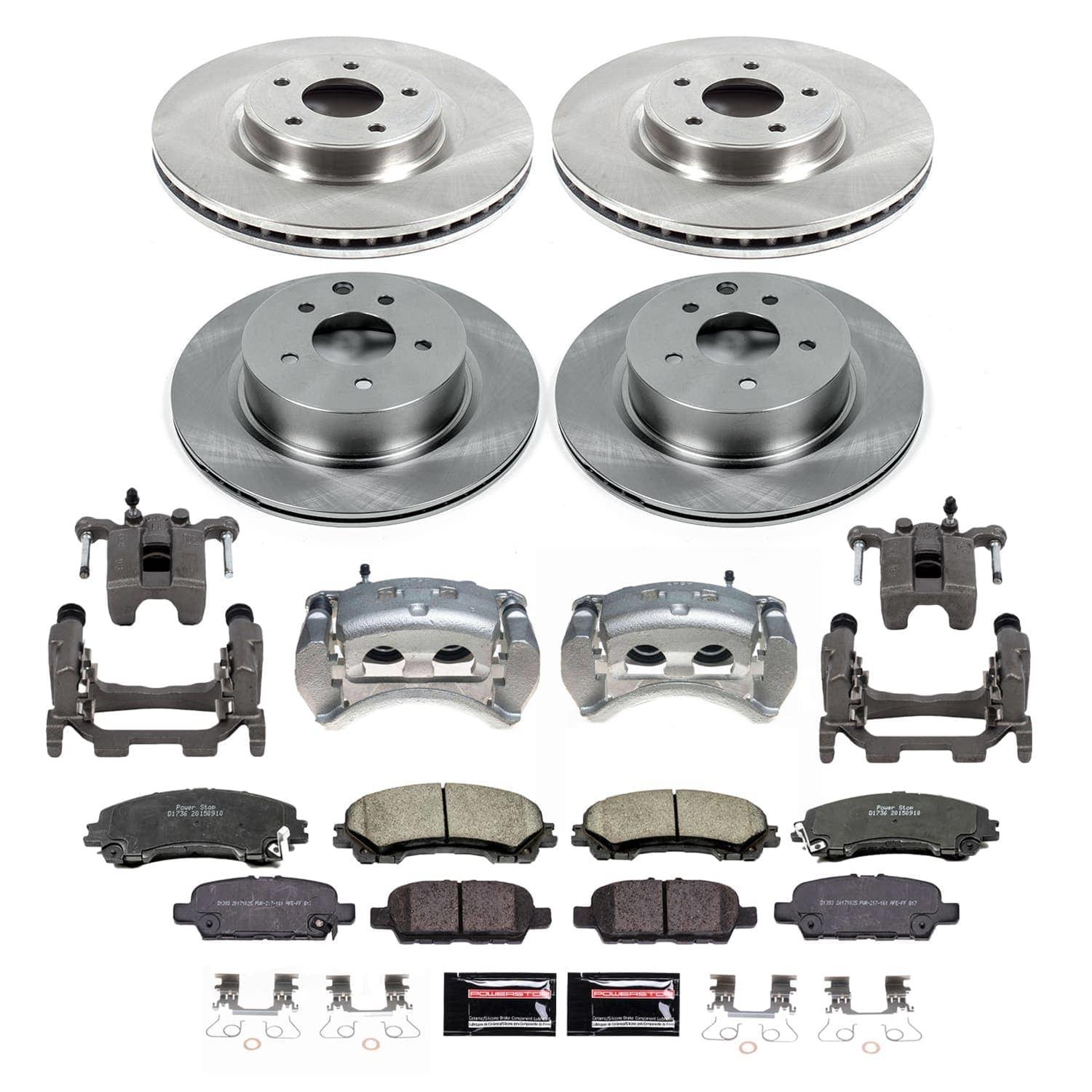 Power Stop 2023 Nissan Z Front and Rear Autospecialty Kit w/Calipers (Bundled Kit) thumbnail 2
