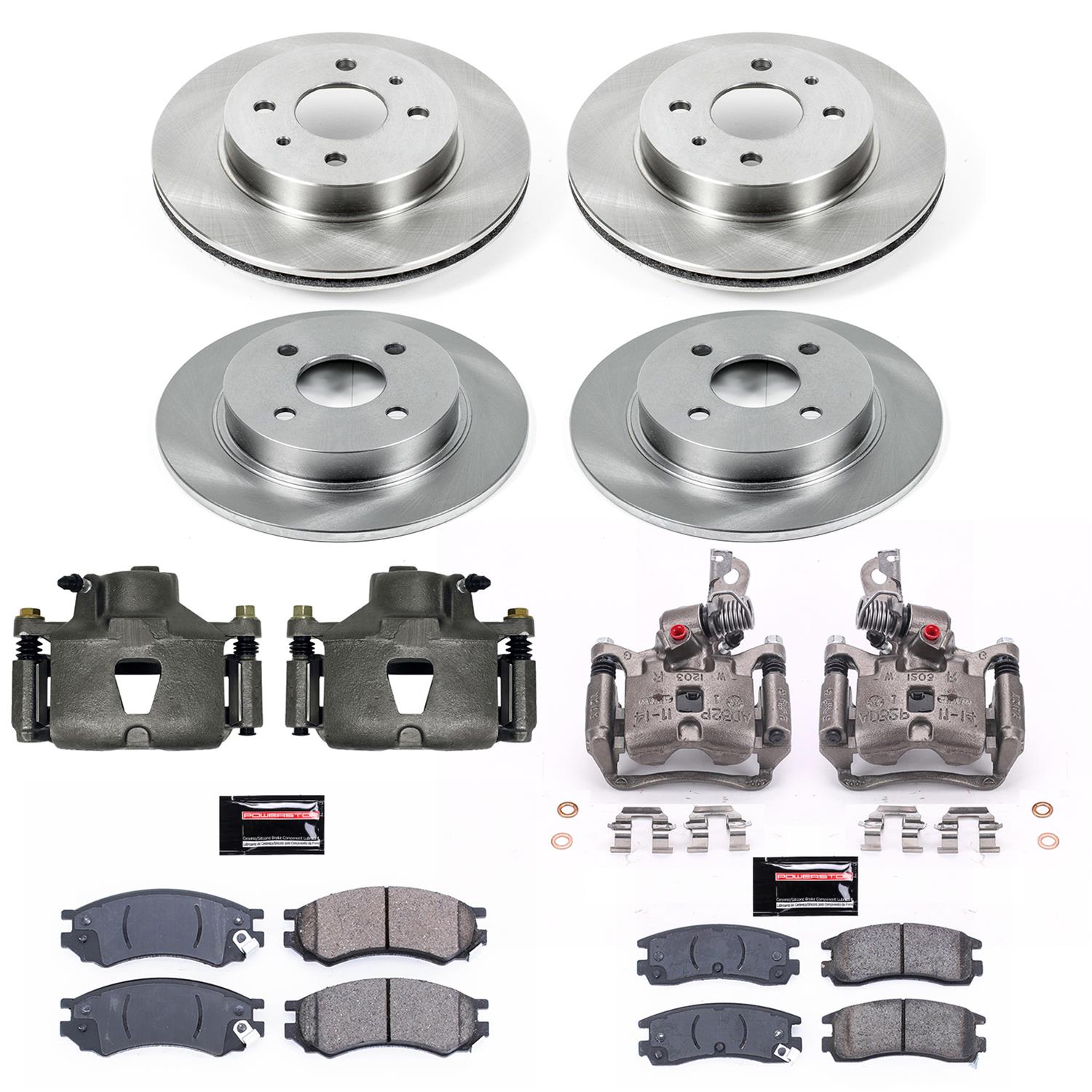 SATURN SL2 Power Stop KCOE7630 Power Stop Z17 Evolution Plus Stock