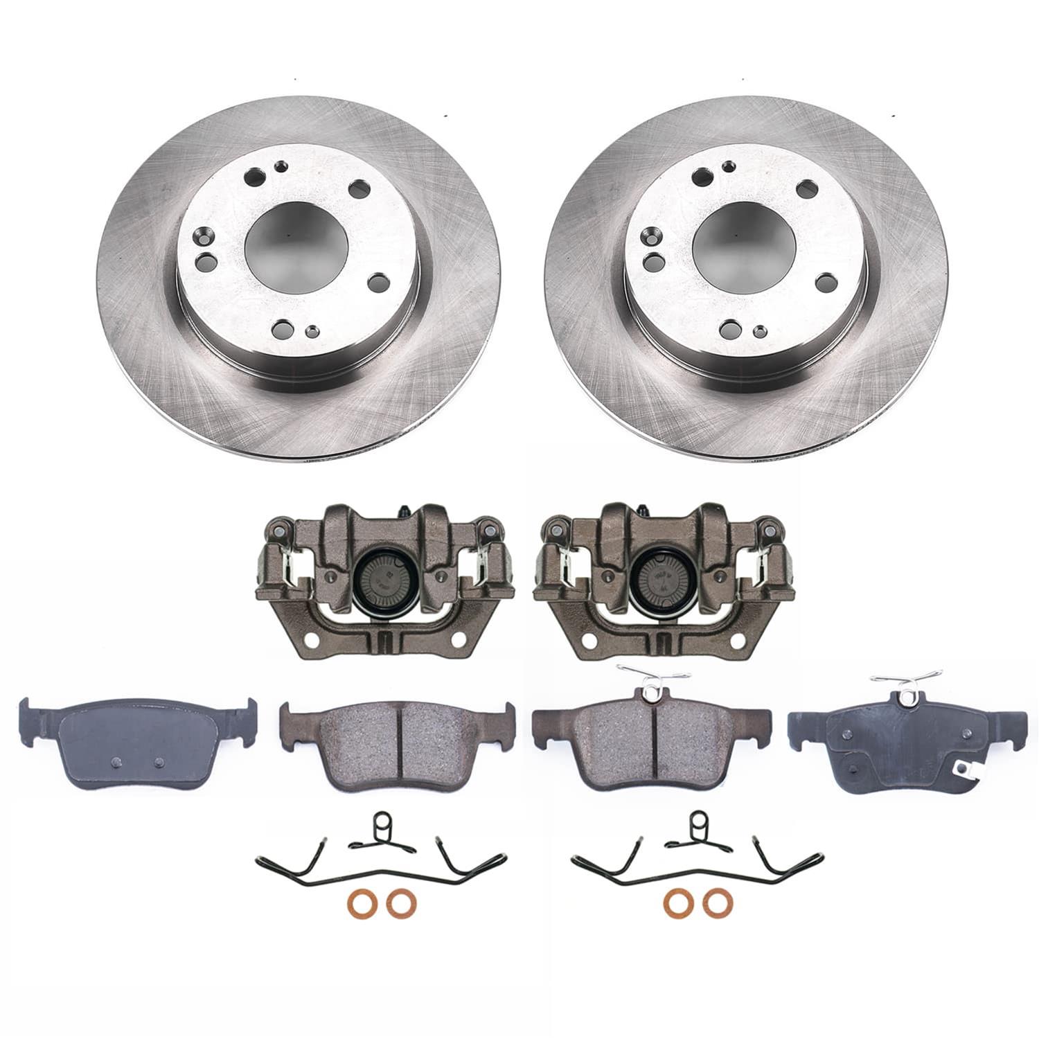 Power Stop 16-21 Honda Civic Rear Autospecialty Kit w/Calipers (1x psbKOE7725, 1x psbL15156, 1x psbL15157) thumbnail 2
