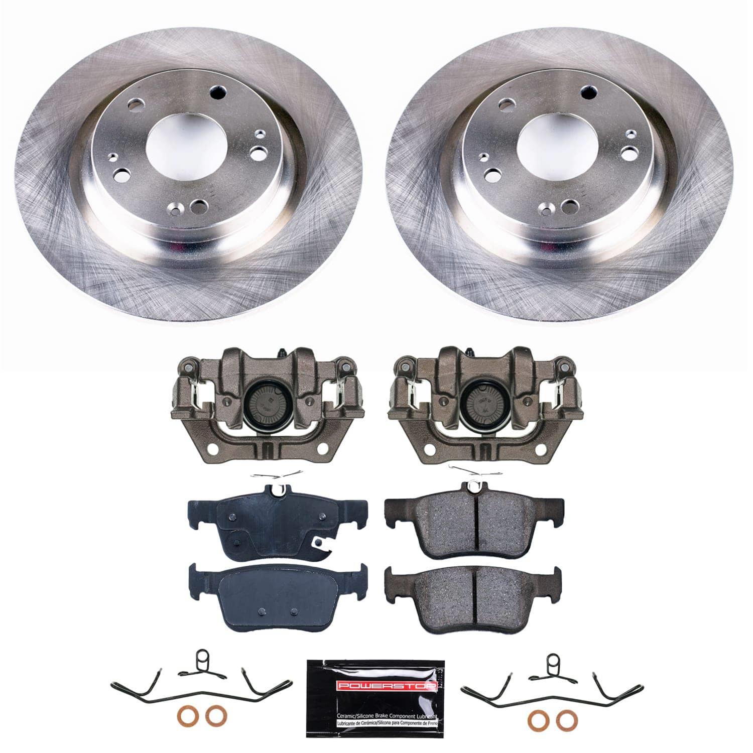 Power Stop 2020 Honda Civic Rear Autospecialty Kit w/Calipers (1x psbKOE7934, 1x psbL15156, 1x psbL15157) thumbnail 2