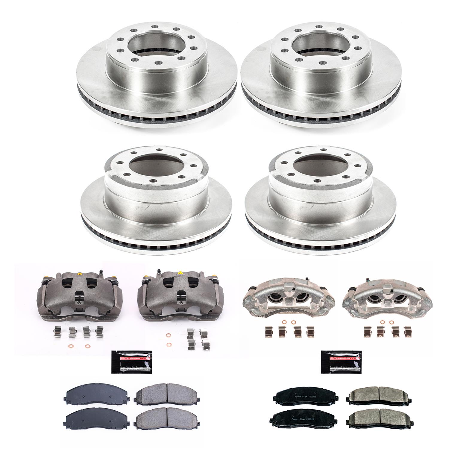 Power Stop 2016 Ford F-350 Super Duty Front & Rear Autospecialty Kit w/Cals (Bundled Kit) thumbnail 4
