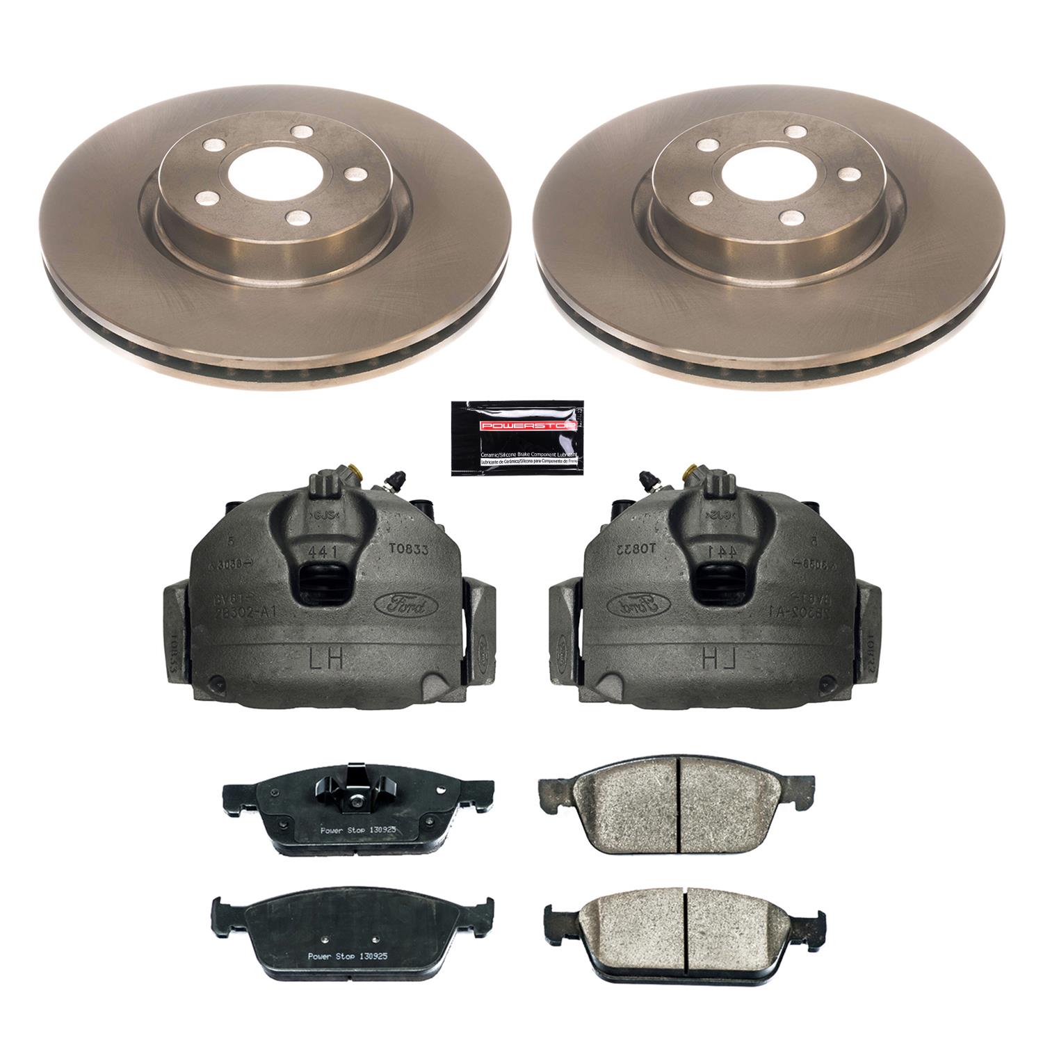 Power Stop 18-22 Ford Transit Connect Front Autospecialty Kit w/Cals (1x psbL5482, 1x psbL5483, 2x psbAR85196, 1x psb16-1645) thumbnail 2