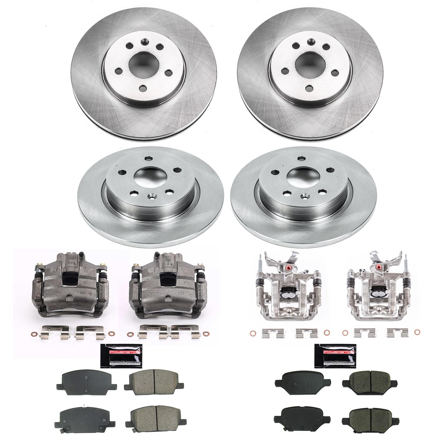 Power Stop 2019 Chevrolet Trax Front & Rear Autospecialty Kit w/Cals (1x psbKOE8316, 1x psbL5546, 1x psbL5547, 1x psbKOE8488) thumbnail 8