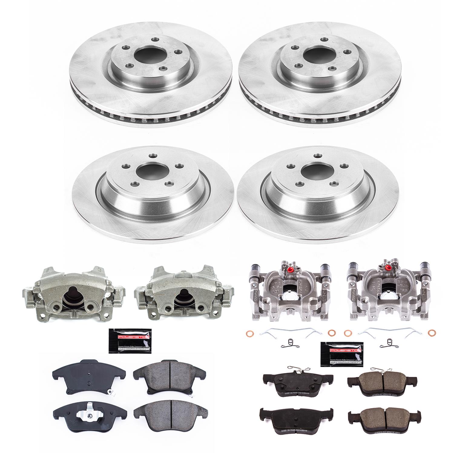 Power Stop 19-20 Ford Police Responder Hybrid Front & Rear Autospecialty Kit w/Cals (1x psbKOE7417, 1x psbL5474, 1x psbL5475, 1x psbKOE8540) thumbnail 2