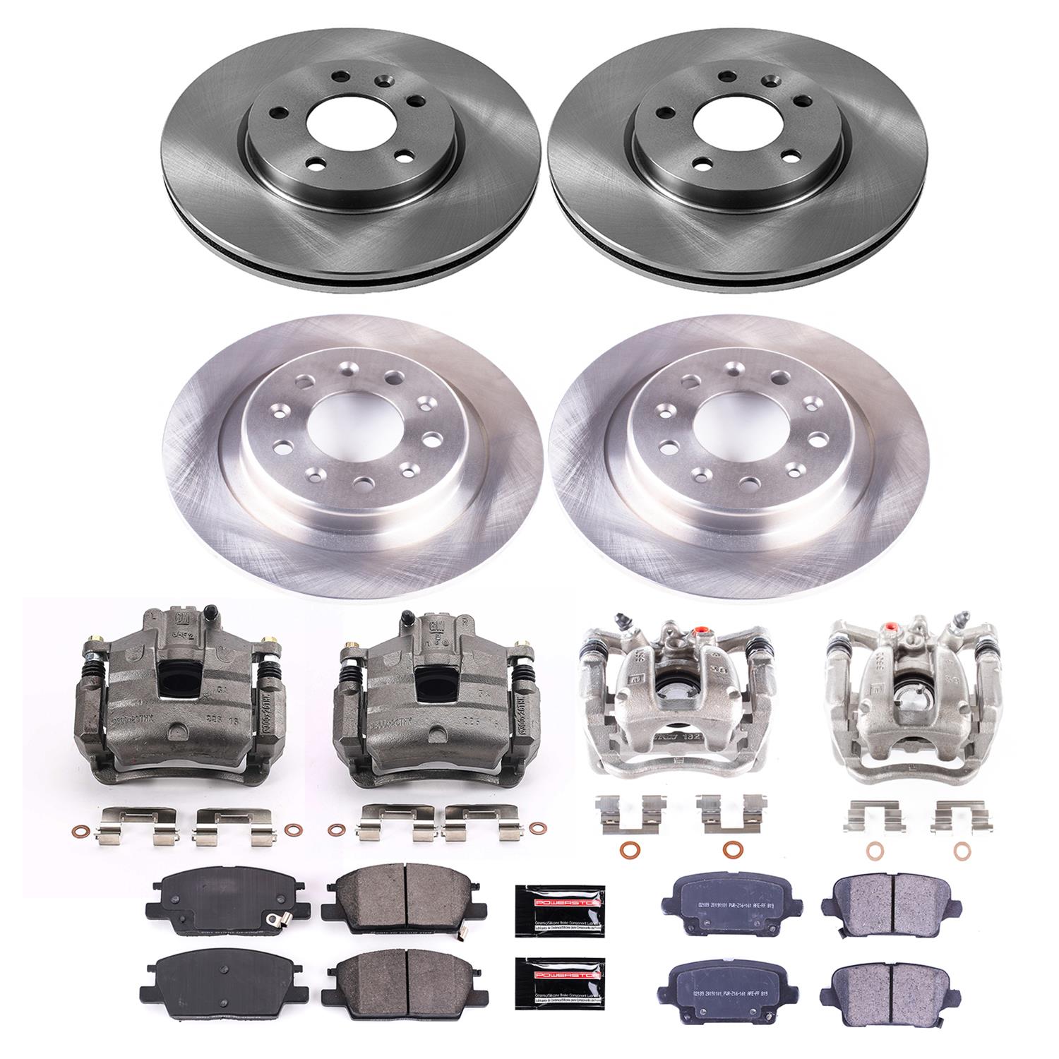 Power Stop 19-20 Buick Regal Sportback Front & Rear Autospecialty Brake Kit w/Calipers (1x psbKCOE7400, 1x psbKCOE8677) thumbnail 7