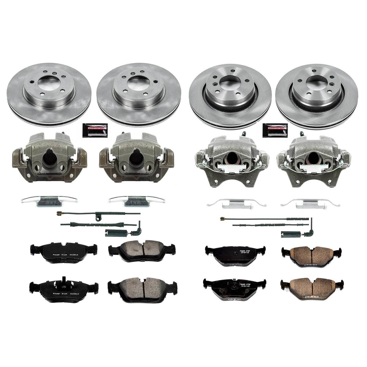 Power Stop 2000 BMW 323i Front & Rear Autospecialty Brake Kit w/Calipers (1x psbKCOE869, 1x psbKCOE877) thumbnail 2