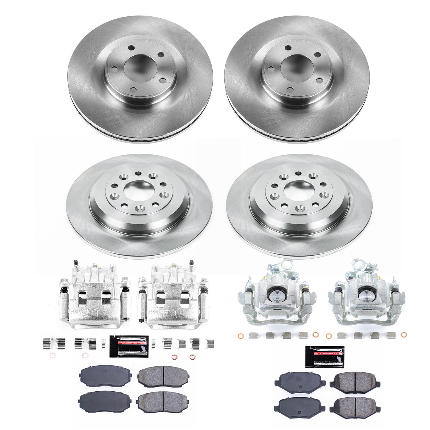 Power Stop 13-15 Lincoln MKX Front & Rear Autospecialty Kit w/Cals (1x psbKOE3057, 1x psbL5026A, 1x psbL5027A, 1x psbKOE8846) thumbnail 9