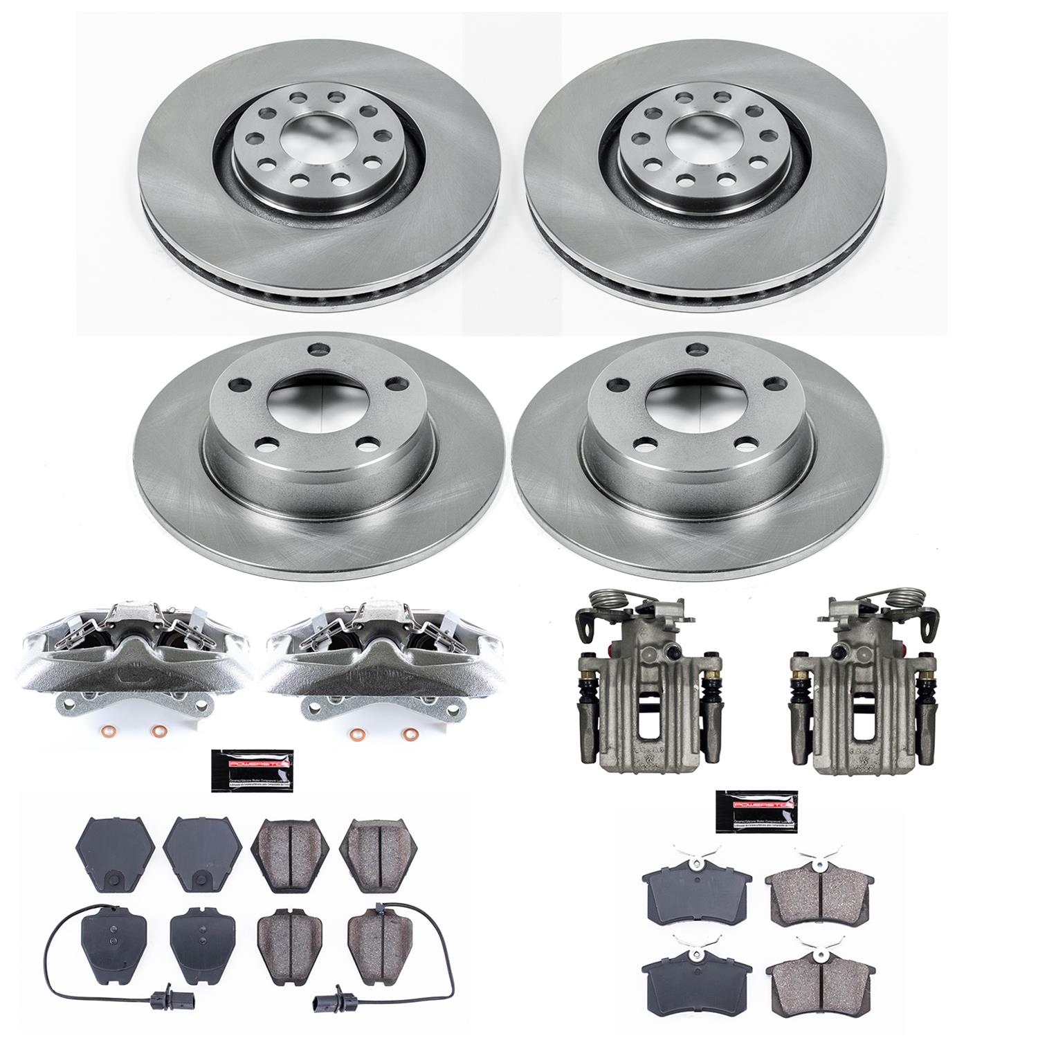 Power Stop 01-05 Audi Allroad Quattro Front & Rear Autospecialty Kit w/Cals (1x psbKOE886, 1x psbL2758, 1x psbL2759, 1x psbKOE940) thumbnail 2