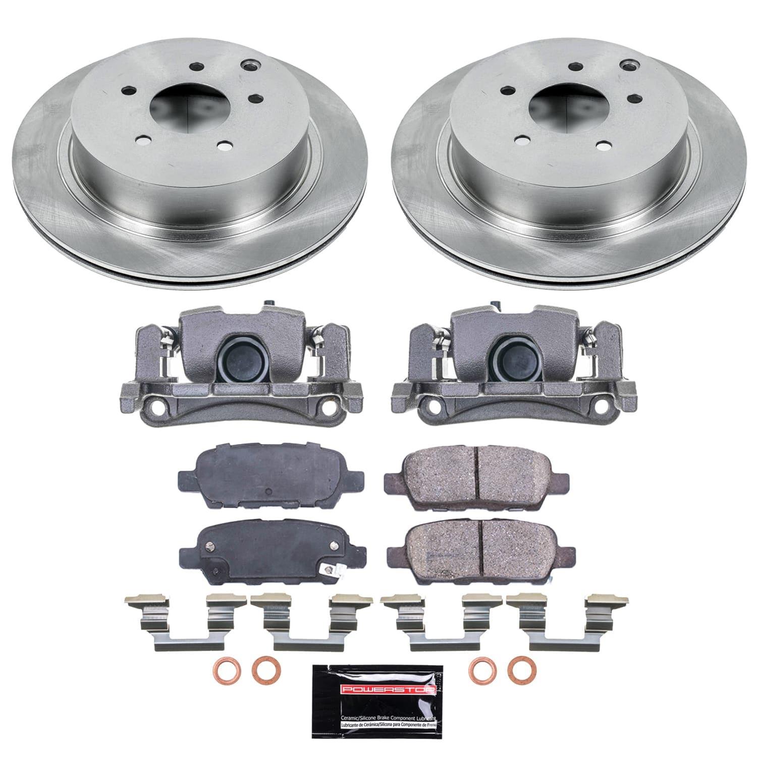 Power Stop 2009 Infiniti FX35 Rear Autospecialty Kit w/Calipers (1x psbL3850, 1x psbL3851, 1x psbKOE9134) thumbnail 2