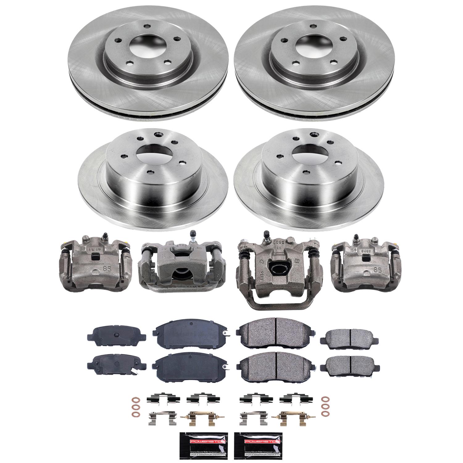 Power Stop 11-17 Nissan Juke Front and Rear Autospecialty Kit w/Calipers (Bundled Kit) thumbnail 2