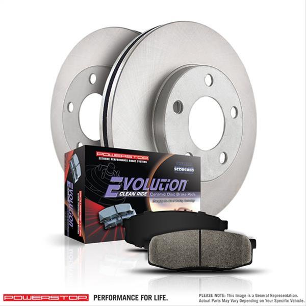 Power Stop KOE7733 Power Stop Z17 Evolution Plus GEOMET Coated Brake