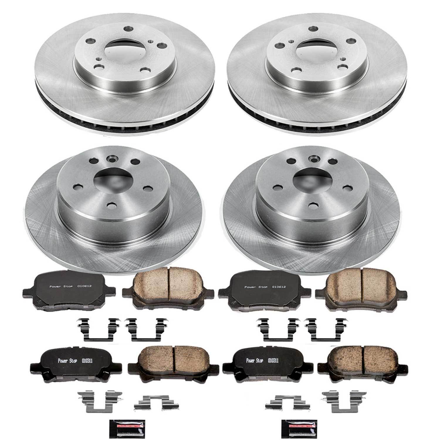 Power Stop 00-04 Toyota Avalon Front & Rear Autospecialty Brake Kit (1x psbKOE1058, 1x psbKOE2322) thumbnail 2