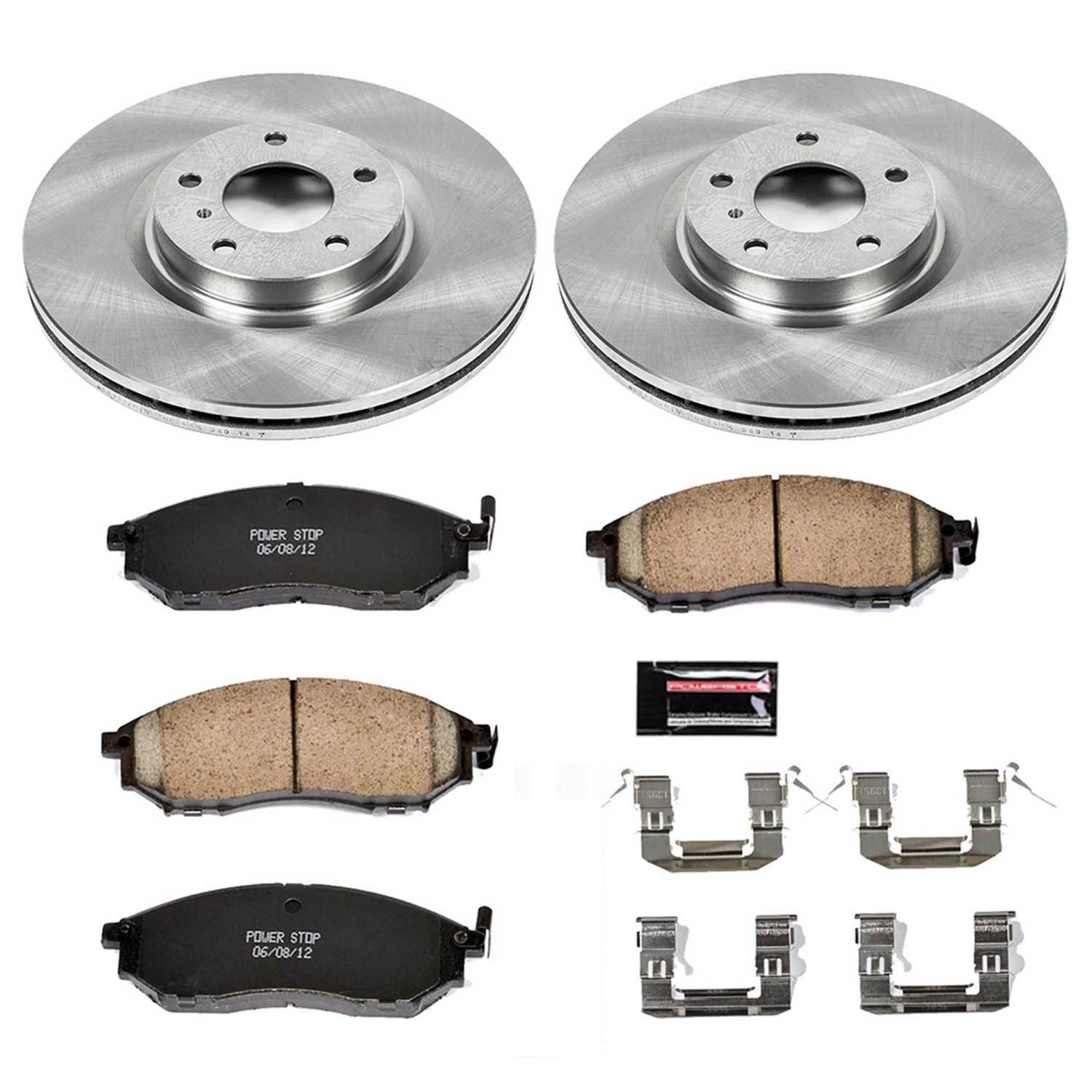 Power Stop 08-12 Infiniti EX35 Front & Rear Autospecialty Brake Kit (1x psbKOE179, 1x psbKOE112) thumbnail 9
