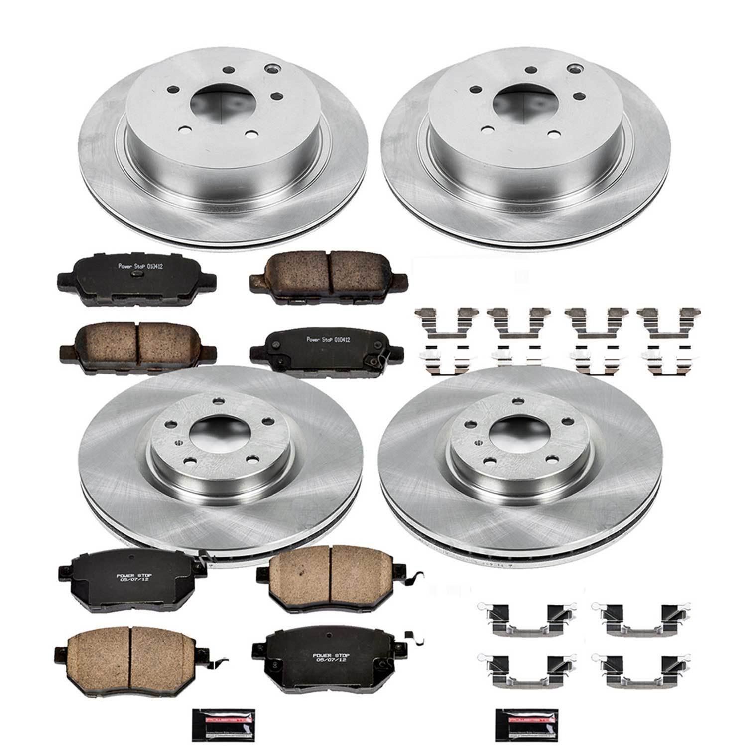 Power Stop 06-07 Nissan Murano Front & Rear Autospecialty Brake Kit (1x psbKOE2427, 1x psbKOE116) thumbnail 7