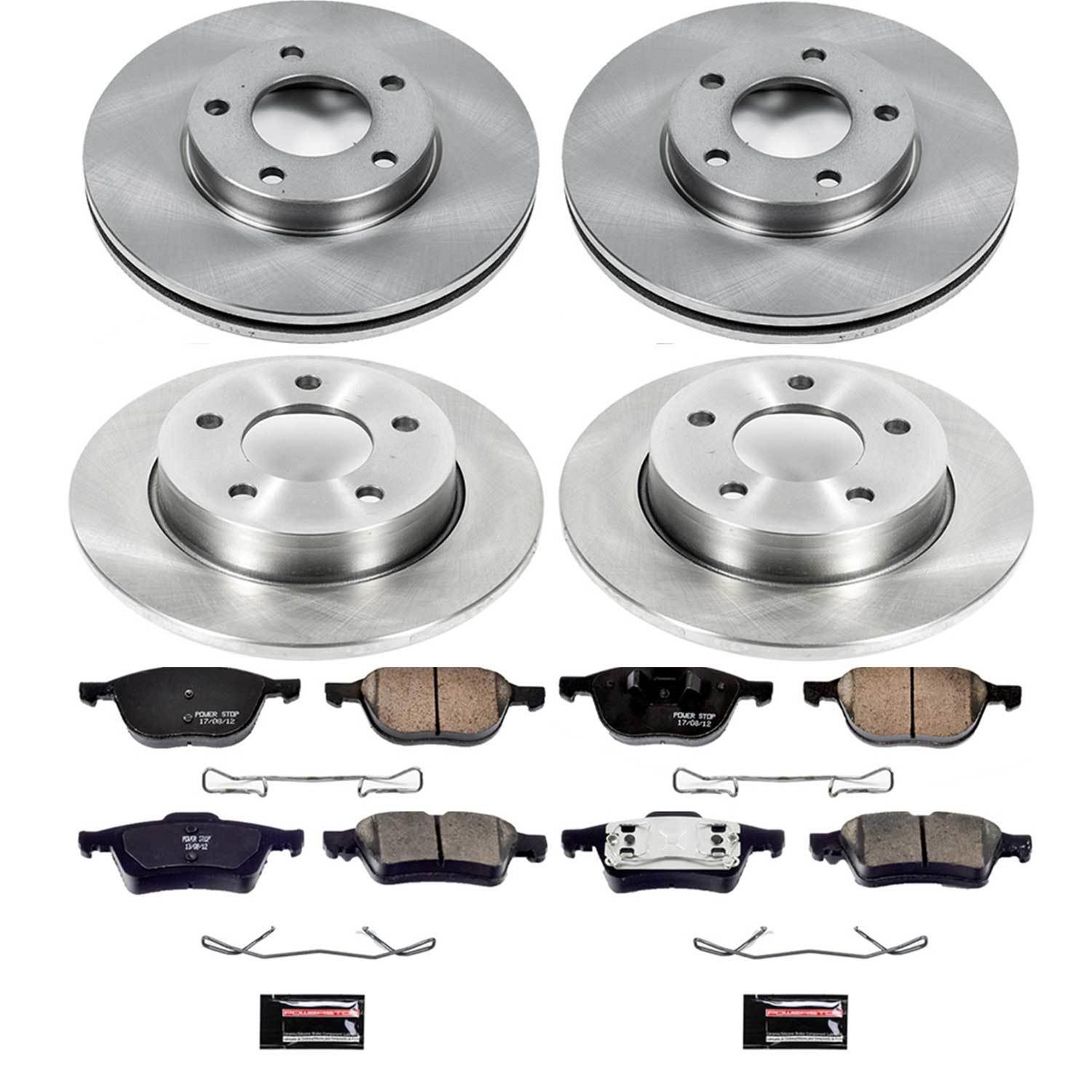 Power Stop 04-05 Mazda 3 Front & Rear Autospecialty Brake Kit (1x psbKOE124, 1x psbKOE120) thumbnail 9