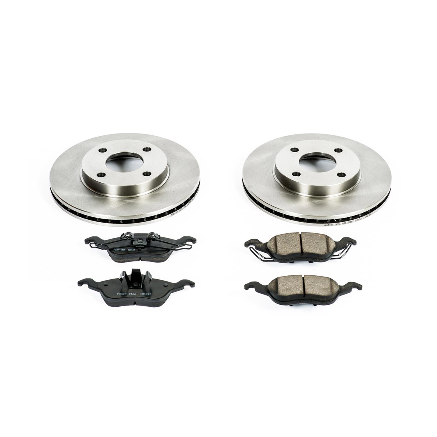 Power Stop 01-04 Ford Focus Front & Rear Autospecialty Brake Kit (1x psbKOE1358, 1x psbKOE1363) thumbnail 5