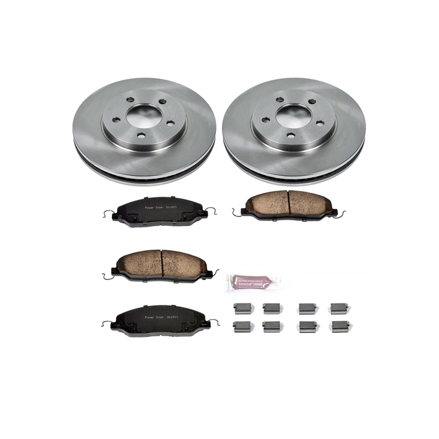 Power Stop 05-10 Ford Mustang Front & Rear Autospecialty Brake Kit (1x psbKOE1382, 1x psbKOE1384) thumbnail 5
