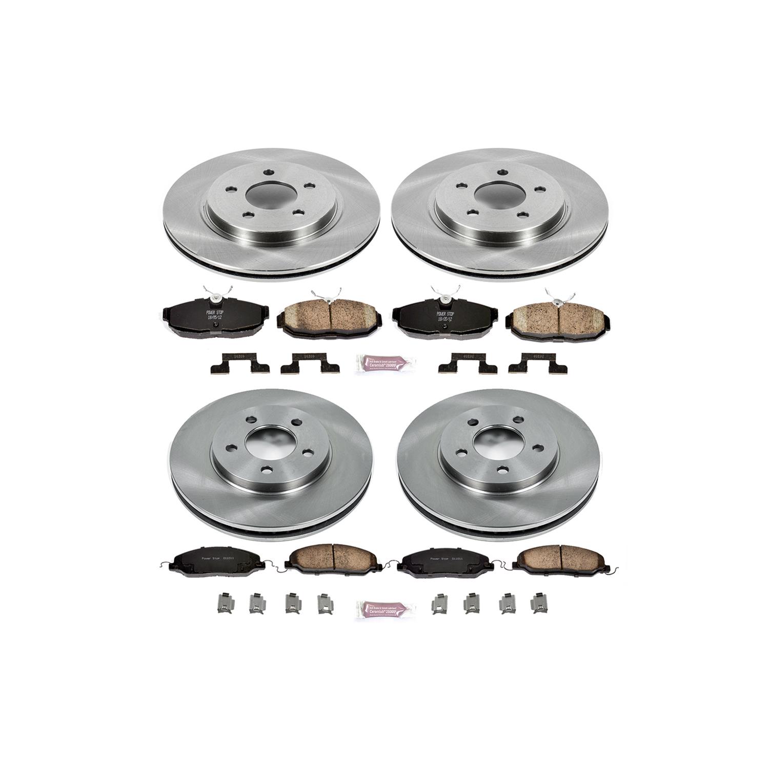 Power Stop 05-10 Ford Mustang Front & Rear Autospecialty Brake Kit (1x psbKOE1382, 1x psbKOE1384) thumbnail 3
