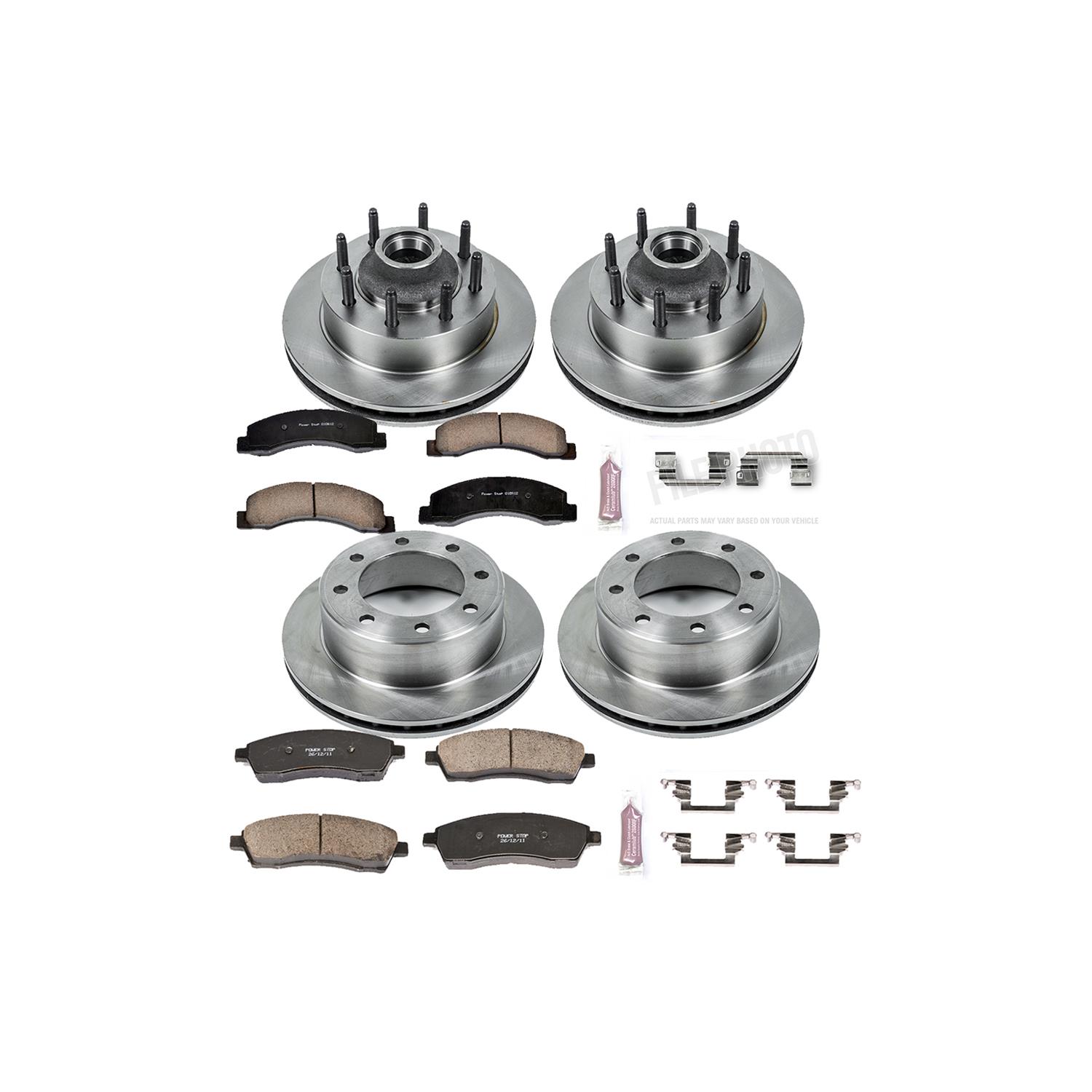 Power Stop KOE1393 Power Stop Z17 Evolution Plus Stock Replacement Brake  Kits | Summit Racing