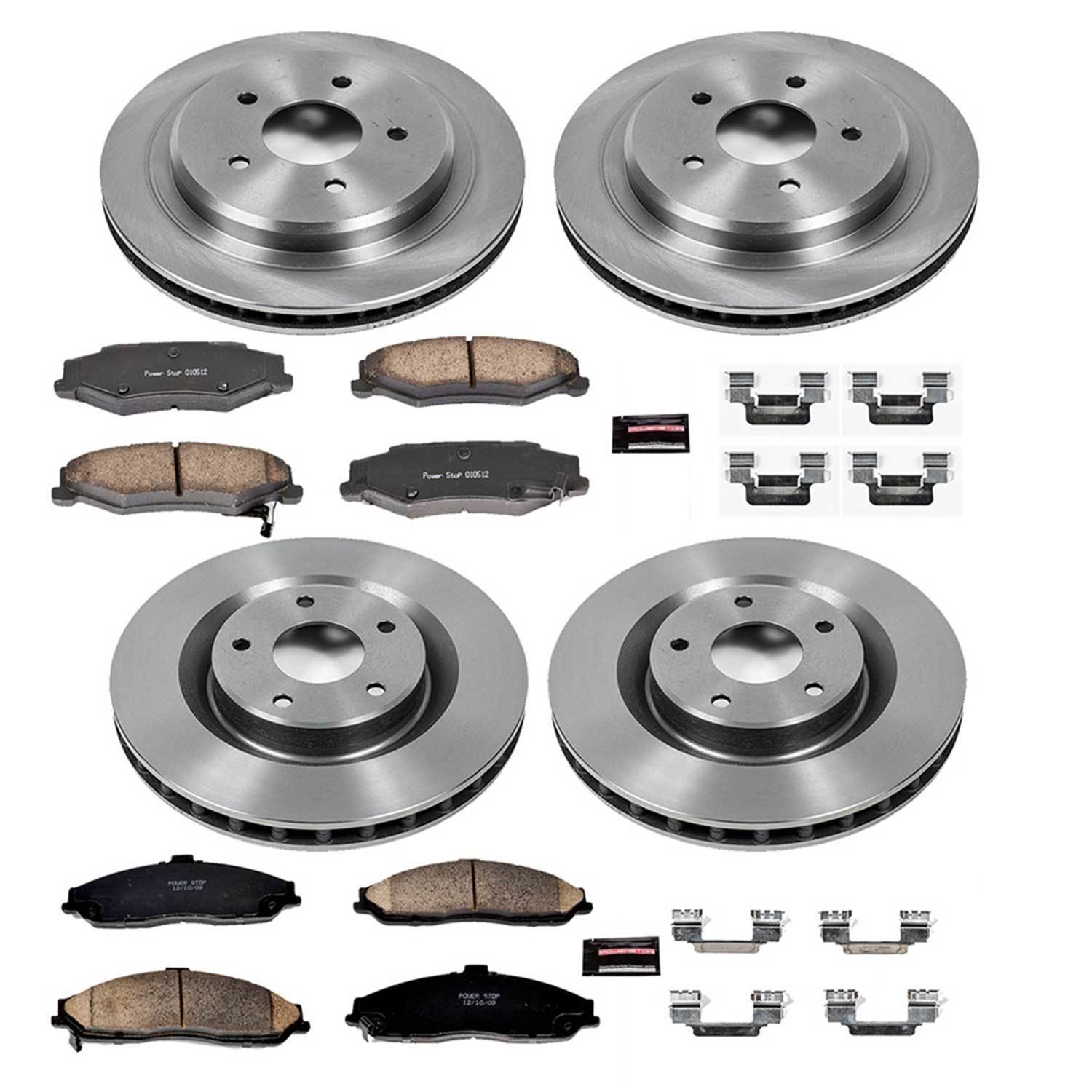 Power Stop 03-07 Cadillac CTS Front & Rear Autospecialty Brake Kit (1x psbKOE1425, 1x psbKOE1419) thumbnail 9