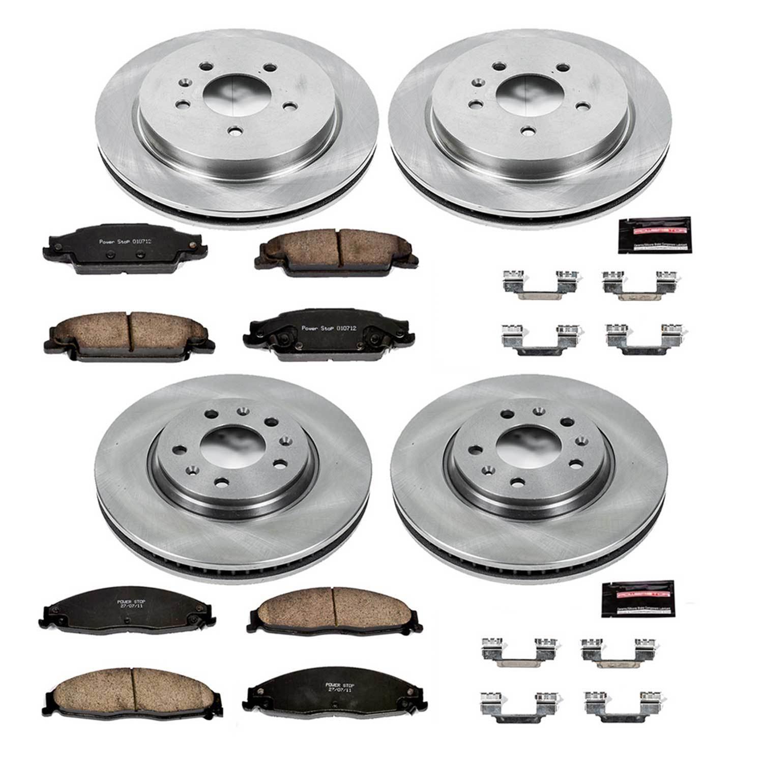 Power Stop 03-05 Cadillac CTS Front & Rear Autospecialty Brake Kit (1x psbKOE1425, 1x psbKOE1423) thumbnail 3