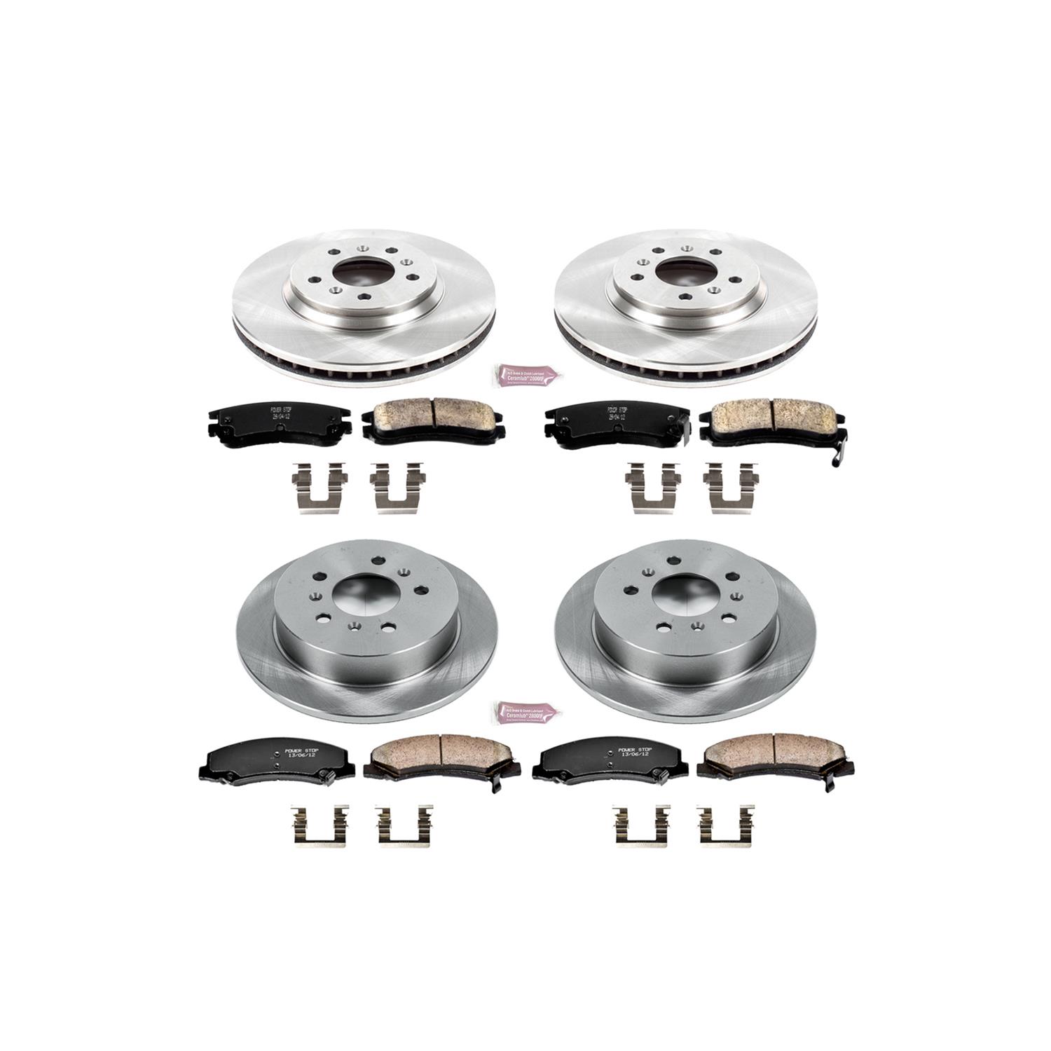 Power Stop 06-10 Chevrolet Impala Front & Rear Autospecialty Brake Kit (1x psbKOE1440, 1x psbKOE1437) thumbnail 5
