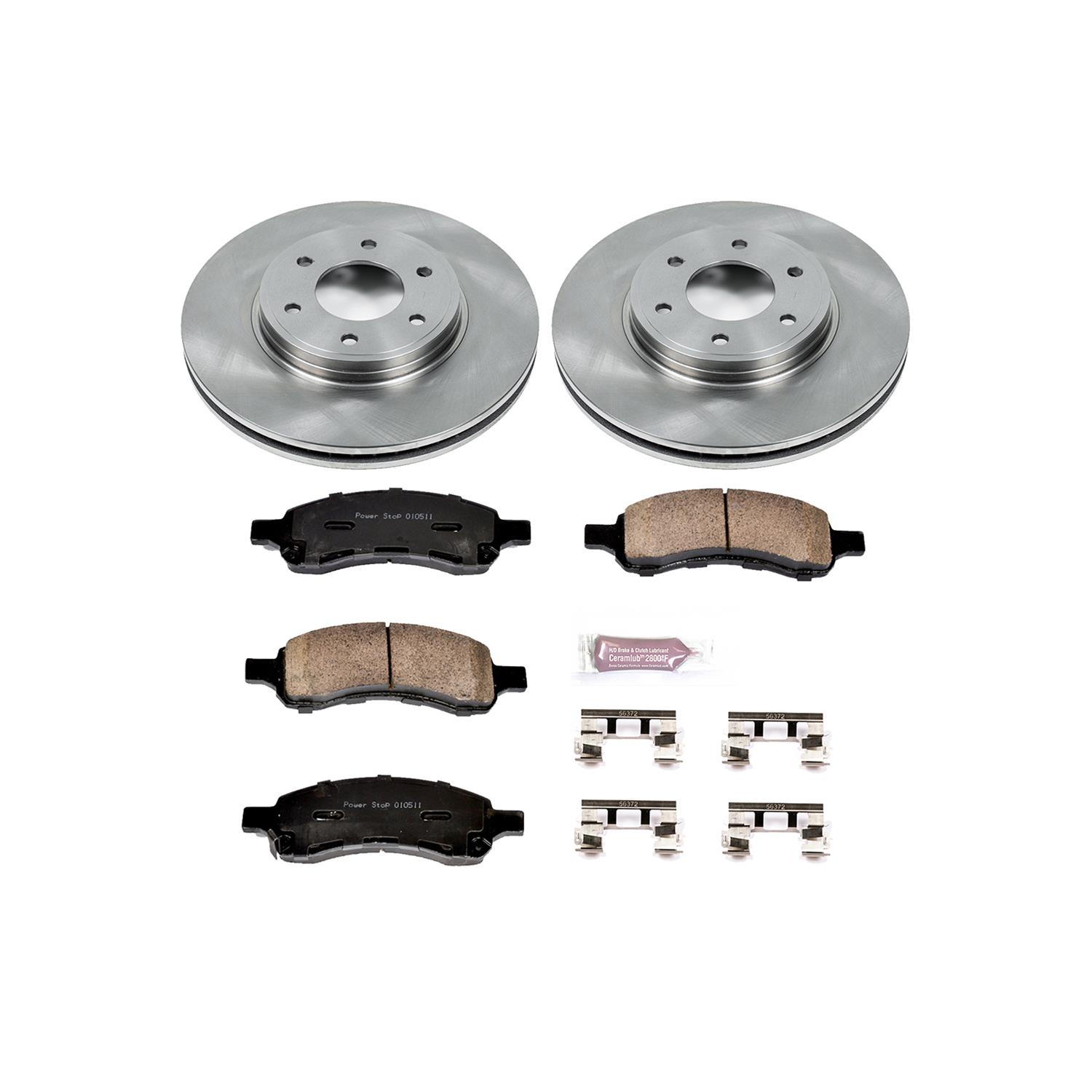 Power Stop 06-09 Chevrolet Trailblazer Front & Rear Autospecialty Brake Kit (1x psbKOE2050, 1x psbKOE1453) thumbnail 5