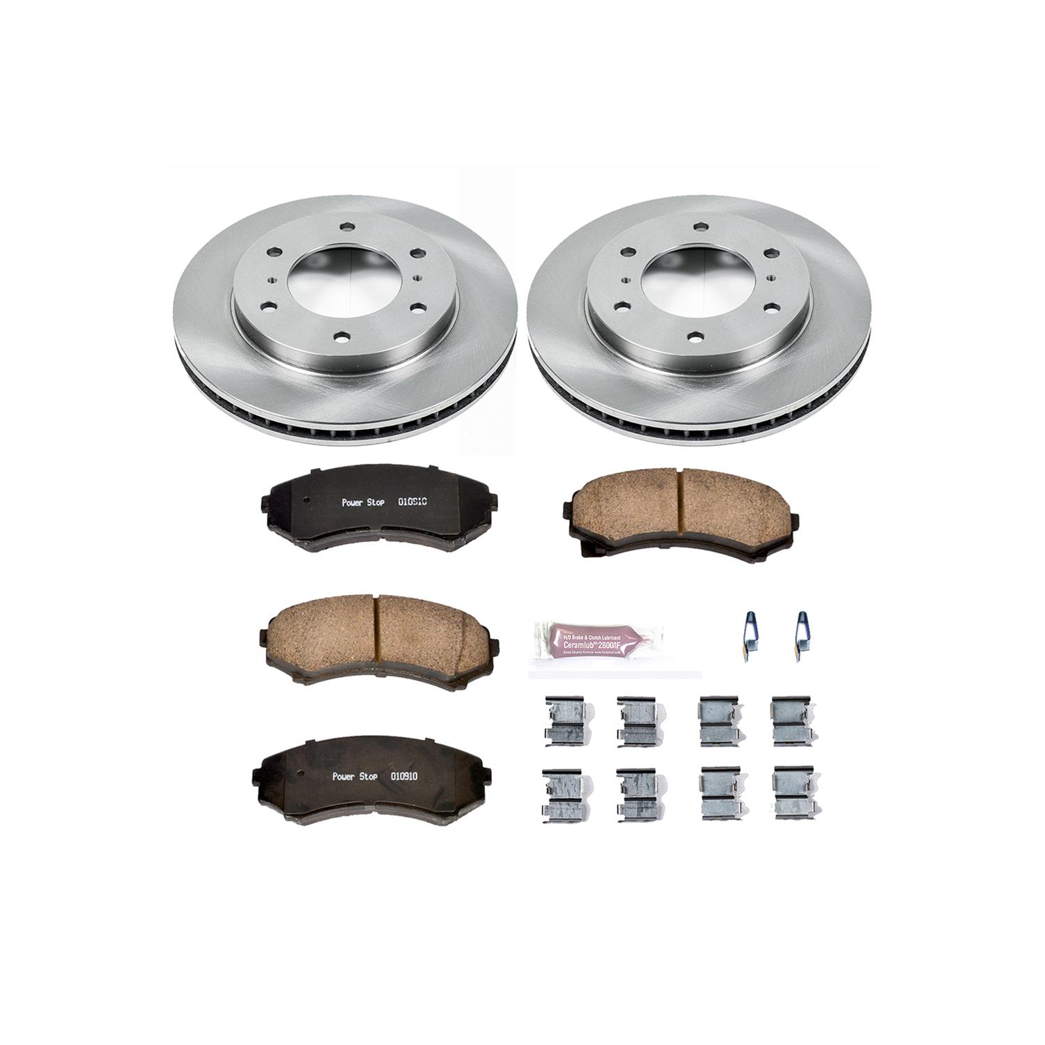 Power Stop 01-06 Mitsubishi Montero Front & Rear Autospecialty Brake Kit (1x psbKOE3119, 1x psbKOE148) thumbnail 4