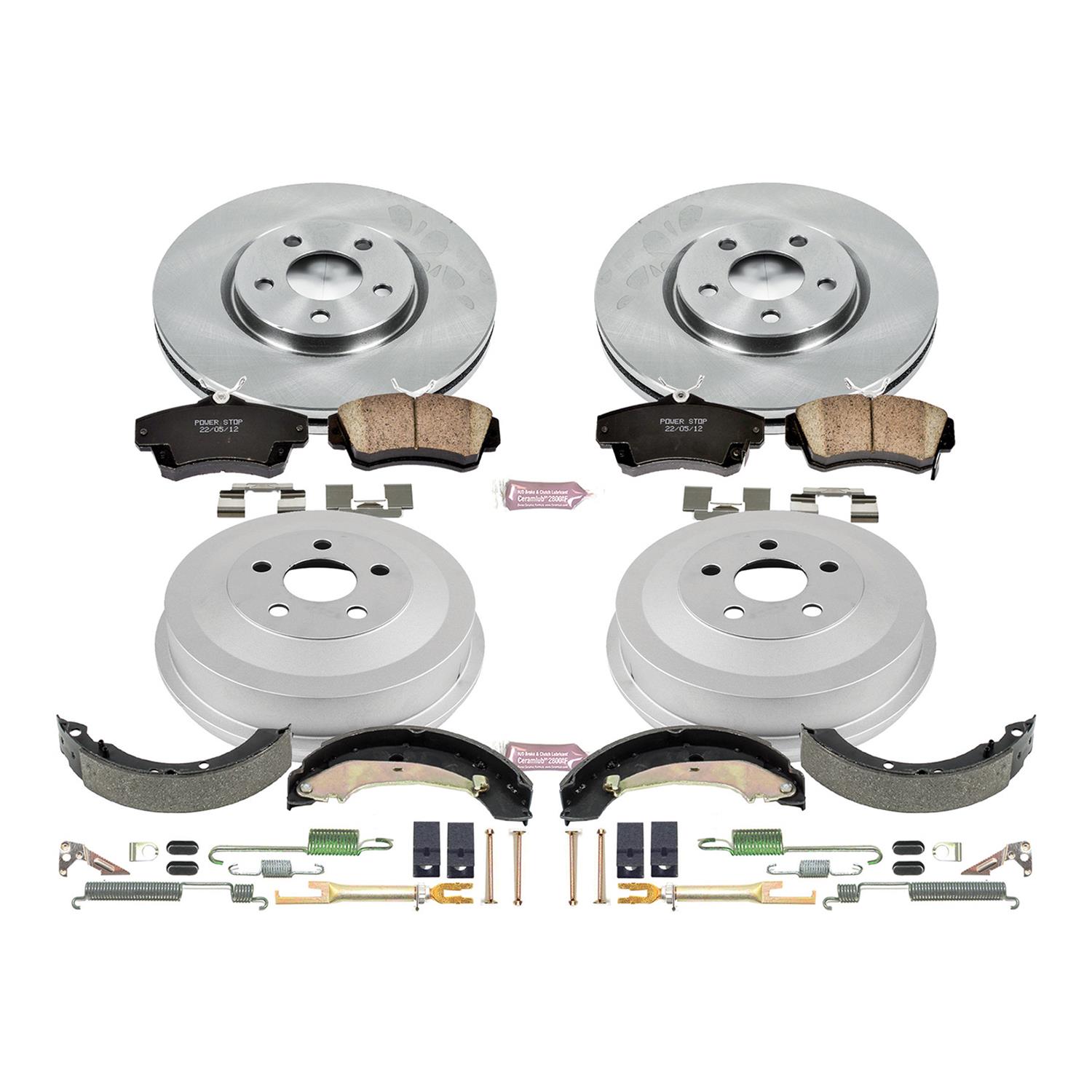 Power Stop 2004 Chrysler PT Cruiser Front & Rear Autospecialty Brake Kit (1x psbKOE1706, 1x psbKOE15390DK) thumbnail 5