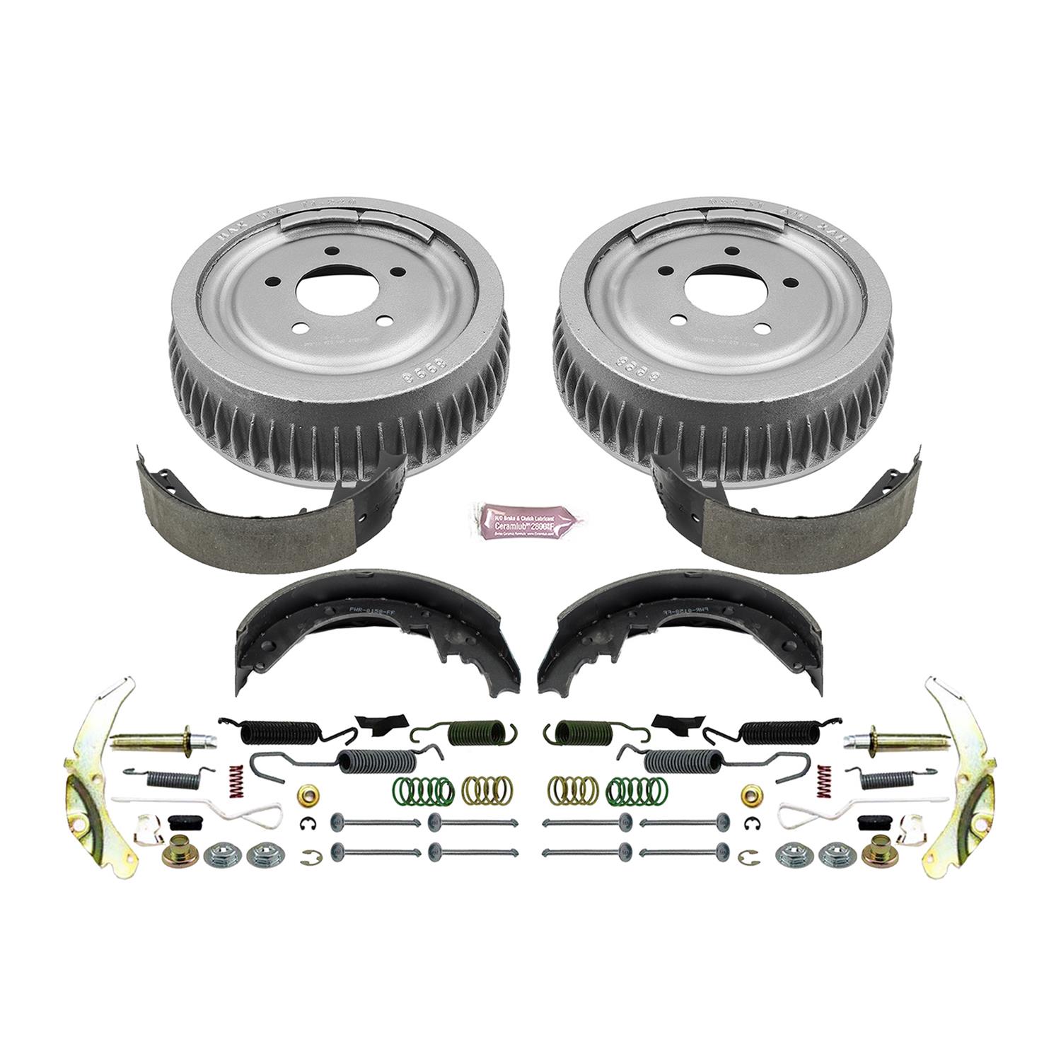 Power Stop KOE15286DK Power Stop Drum Brake Kits Summit Racing