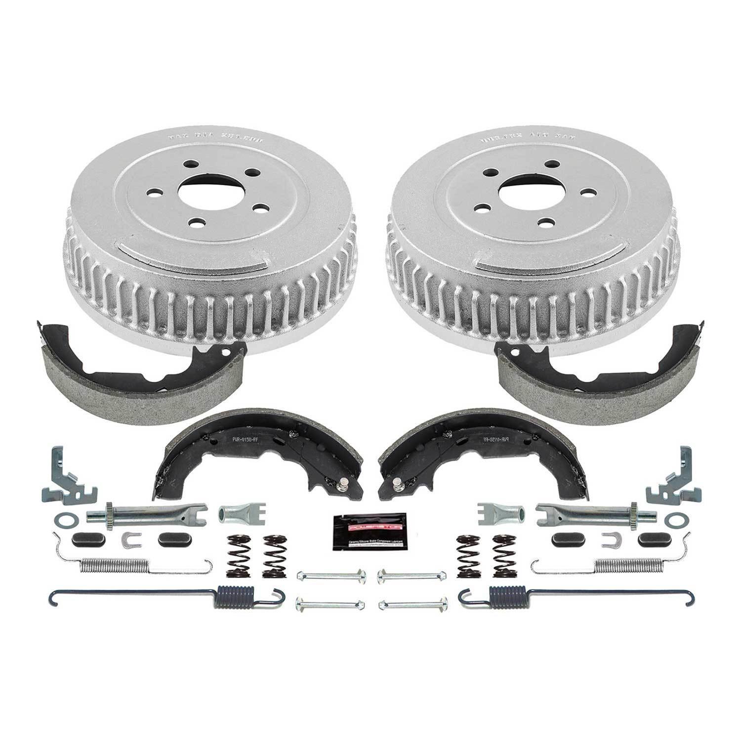 PowerStop Drum Kit | 2005–2018 Toyota Tacoma (KOE15389DK) main image 0