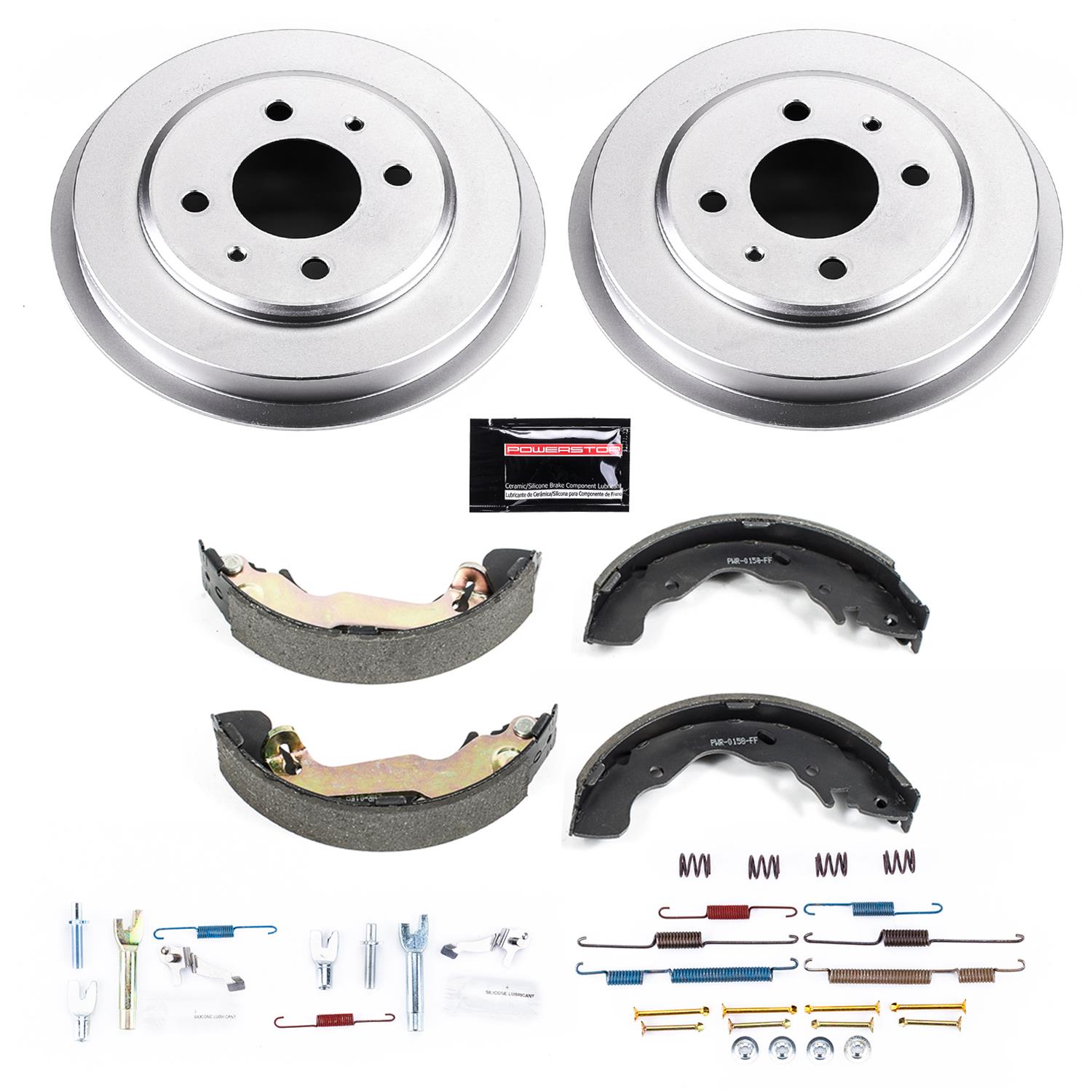 PowerStop K1550 - Z23 Drilled And Slotted Brake Rotors And Pads Kit - View #3