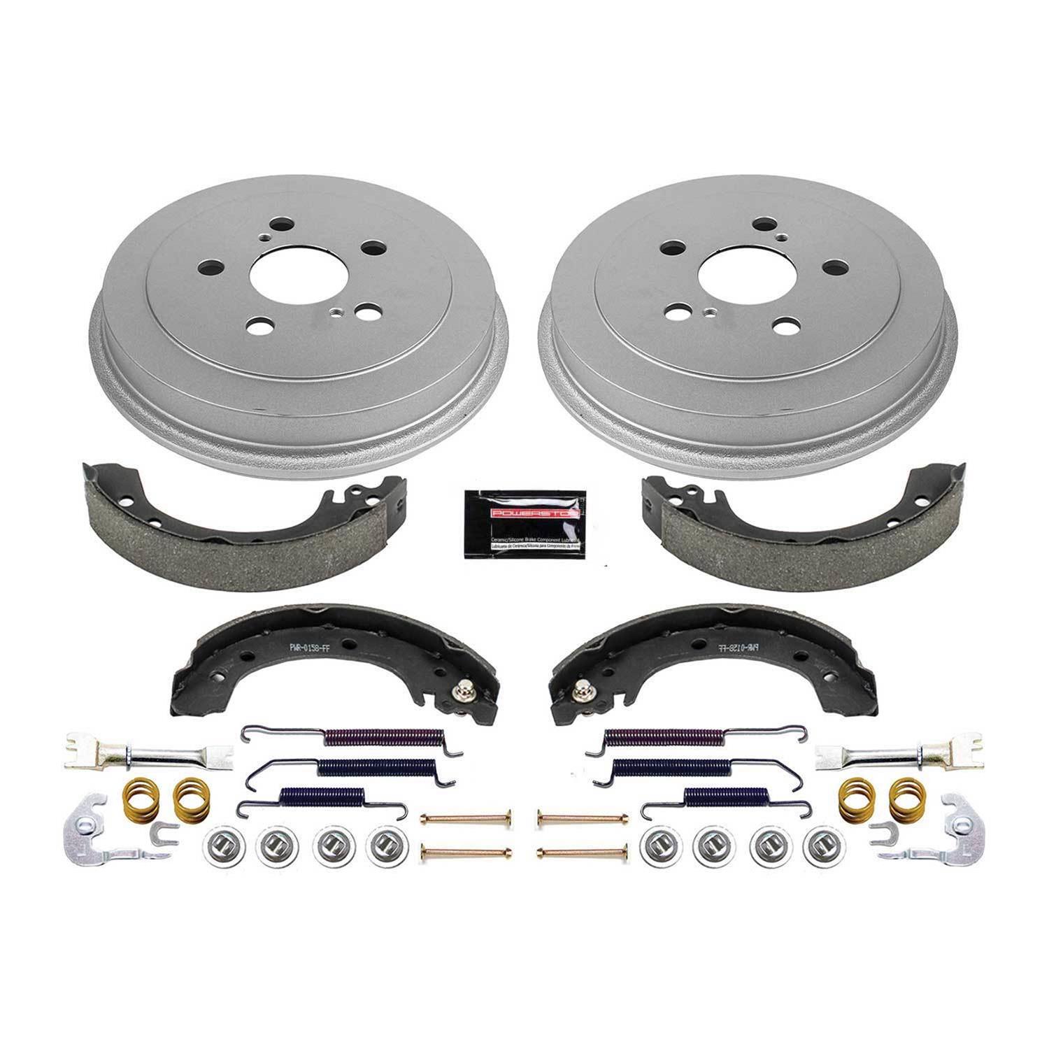 Power Stop 03-08 Toyota Corolla Front & Rear Z23 Evolution Sport Brake Kit (1x psbKOE15385DK, 1x psbK2316) thumbnail 5